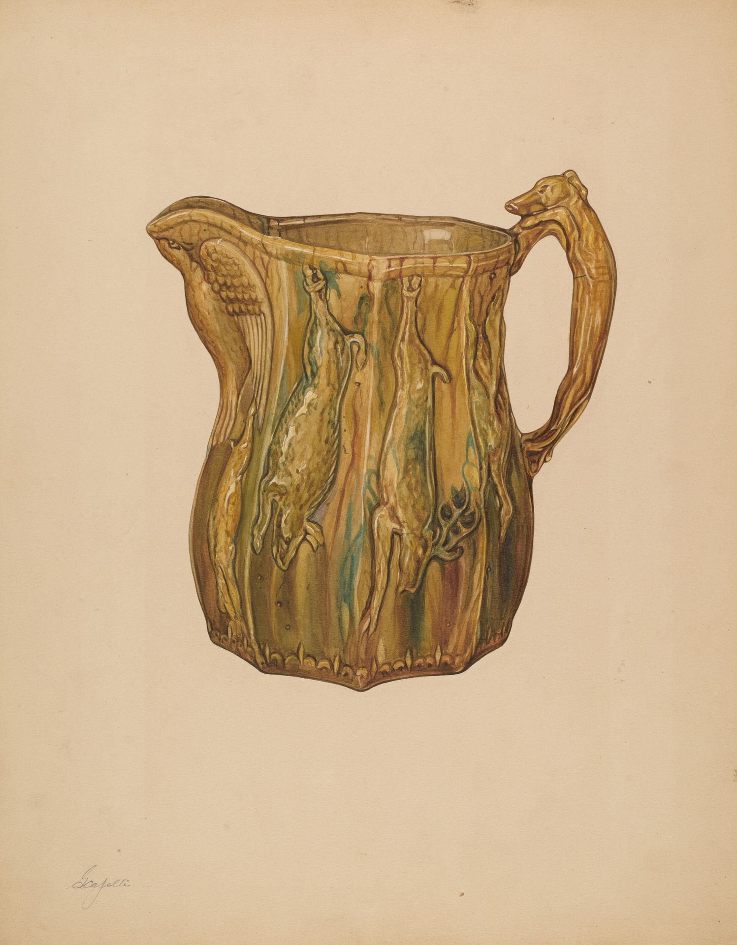 Pitcher by Giacinto Capelli