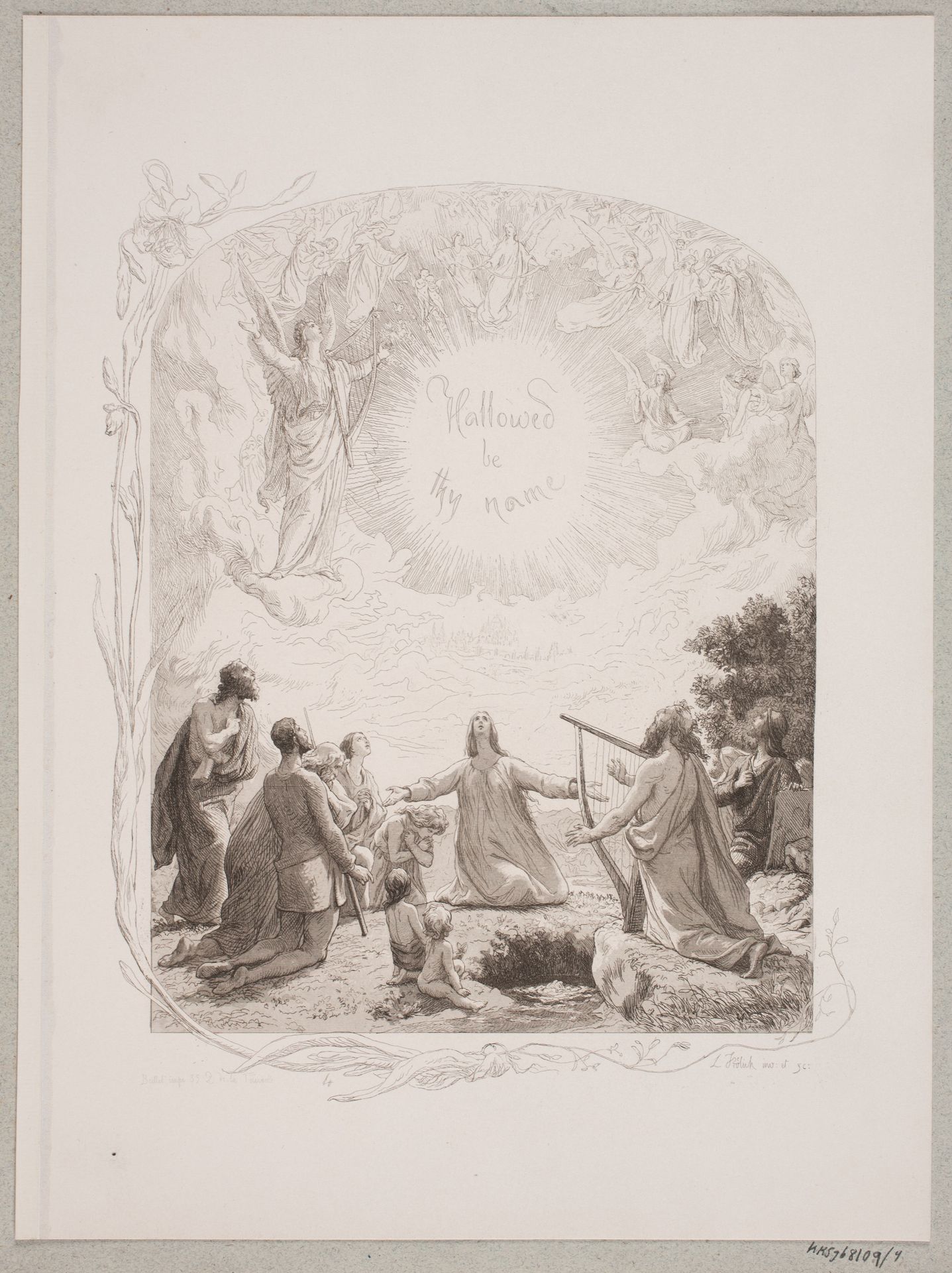 Illustration til "The Lord's Prayer" by Lorenz Frølich
