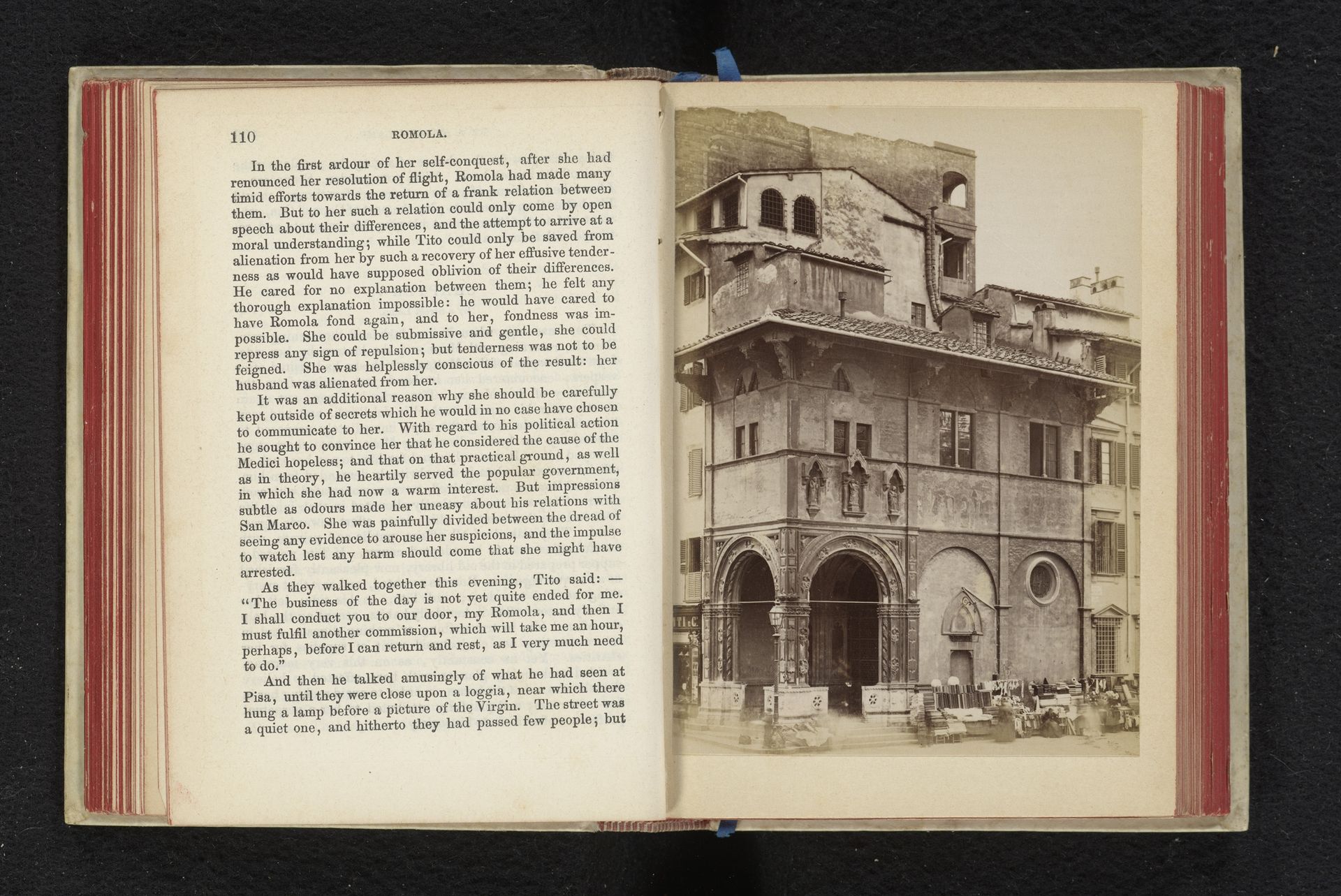 Loggia del Bigallo te Florence by Giacomo Brogi