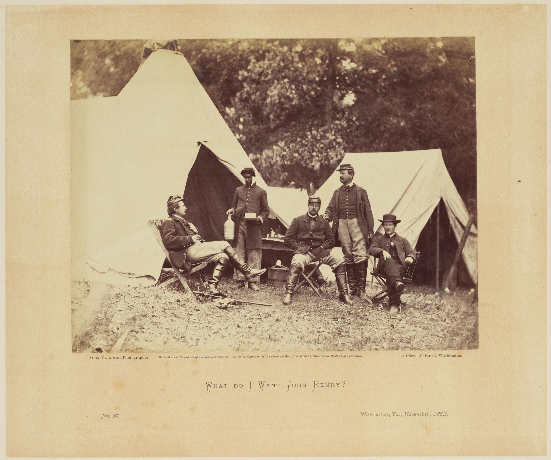 What do I Want, John Henry? by Alexander Gardner