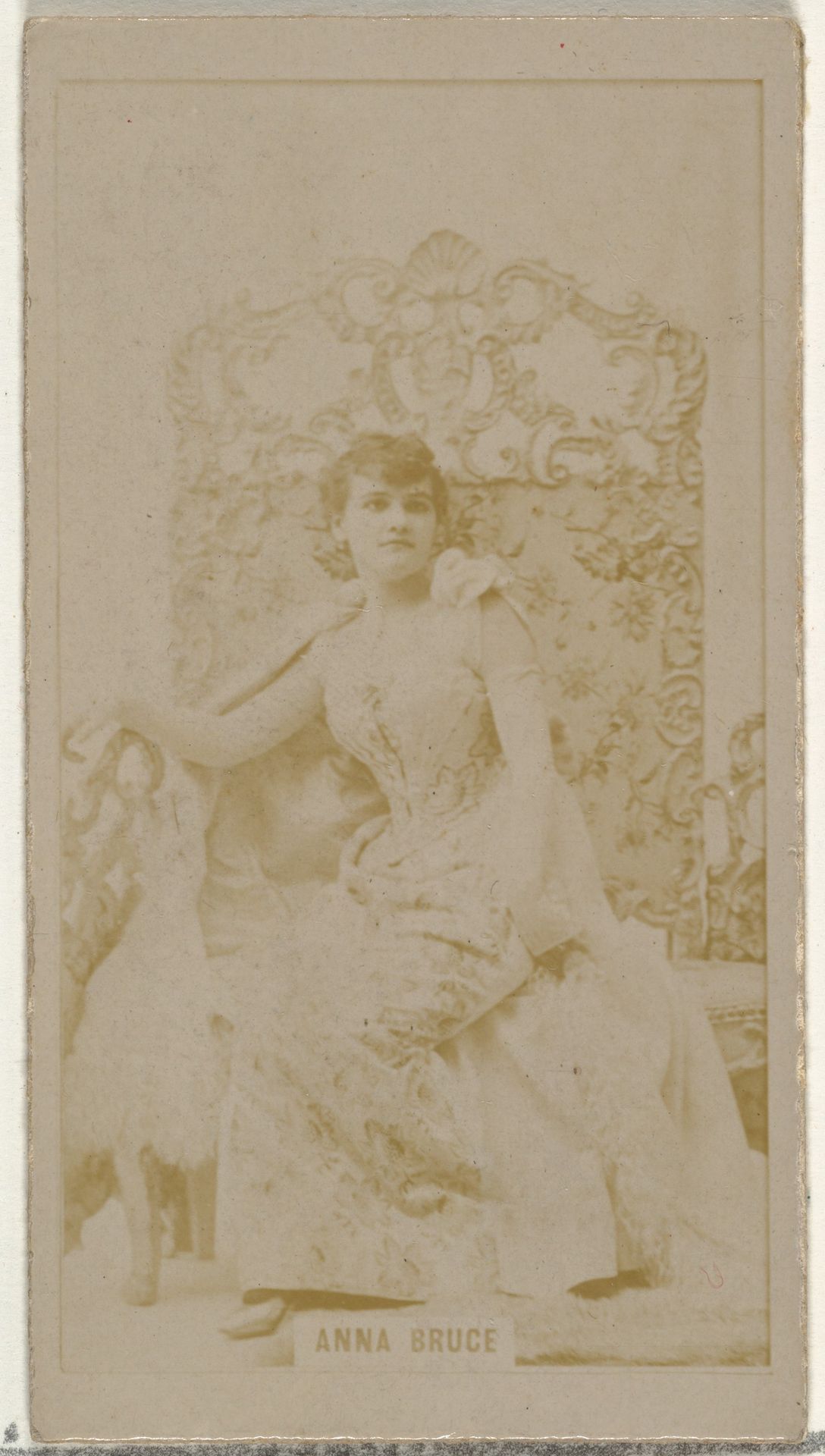 Anna Bruce, from the Actors and Actresses series (N145-8) issued by Duke Sons & Co. to promote Duke Cigarettes by W. Duke, Sons & Co.