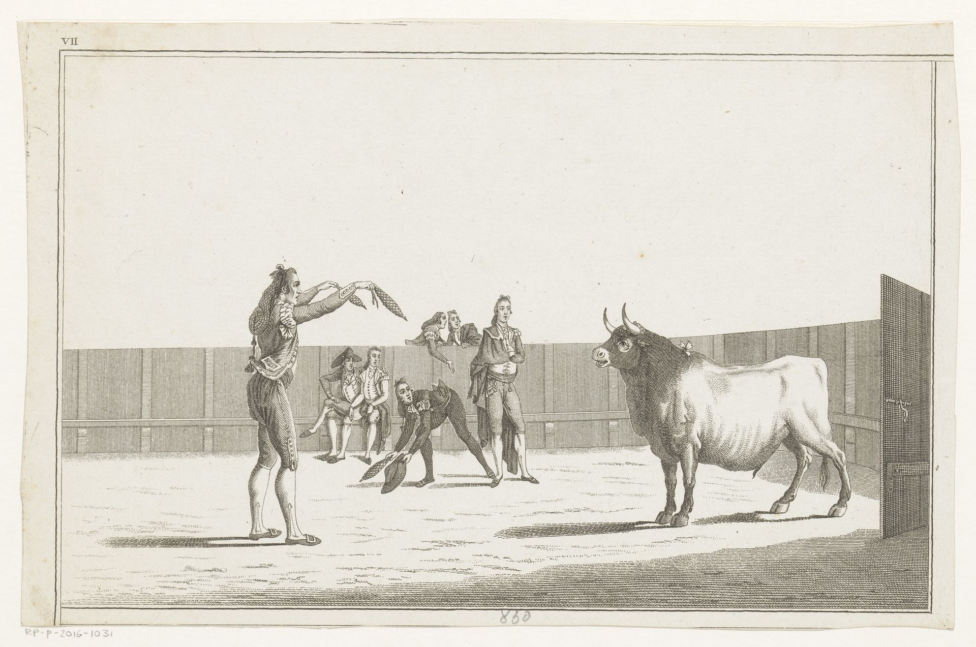 Stierenvechter met banderillas by Anonymous
