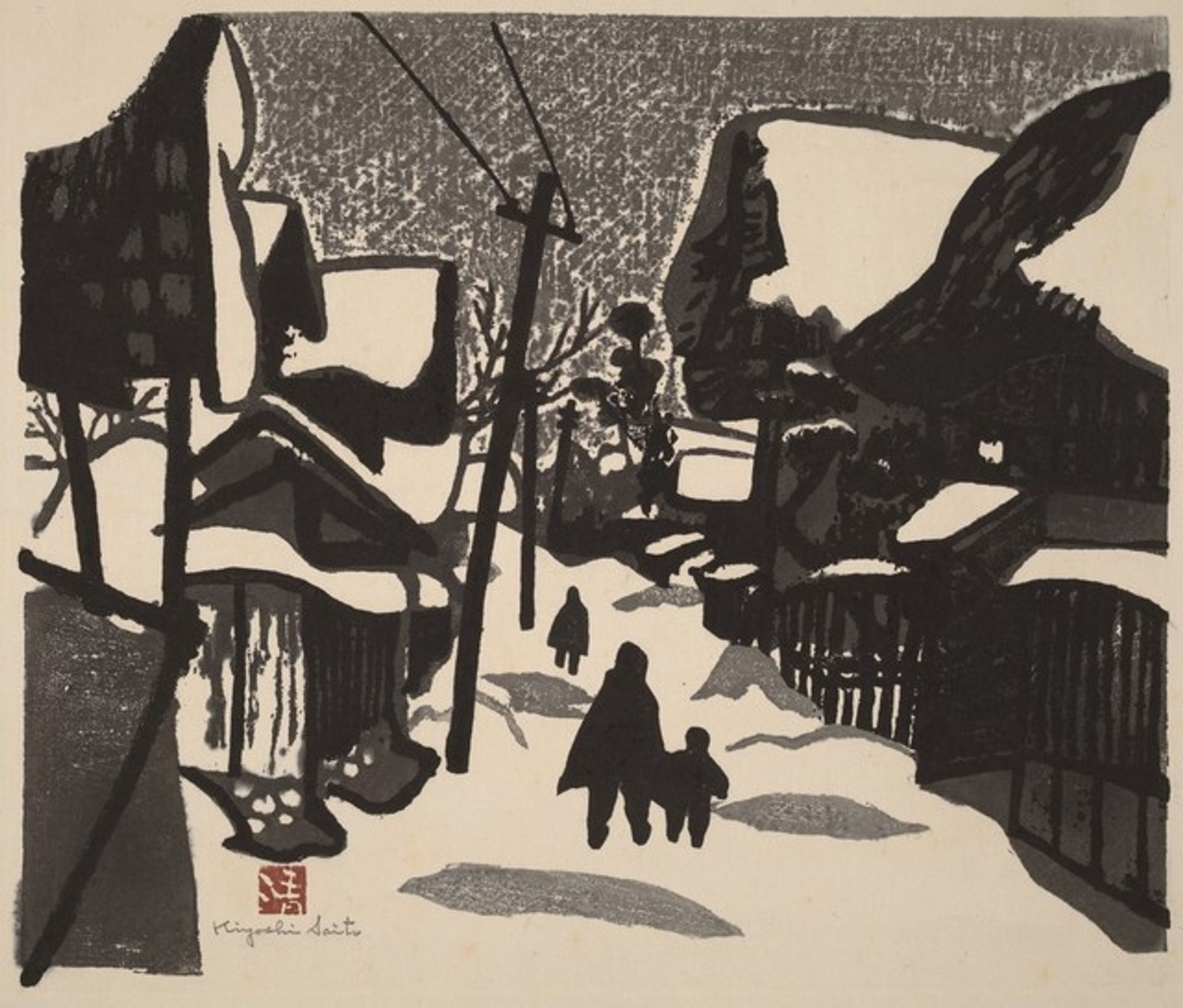 Aizu in Winter by Kiyoshi Saito