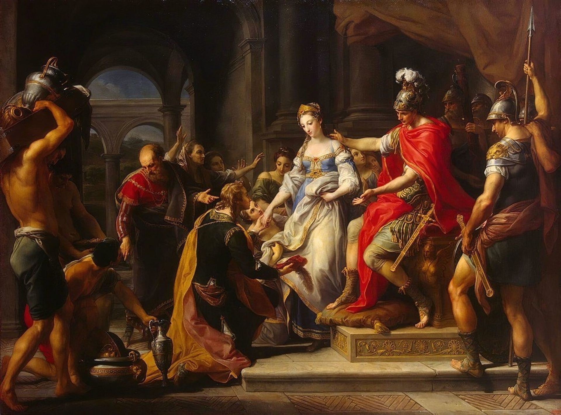 Continence Of Scipio by Pompeo Batoni