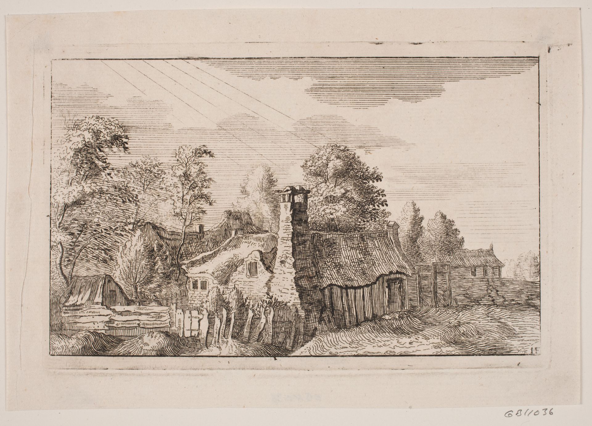 Forfaldne bondehuse by Michael Fosie