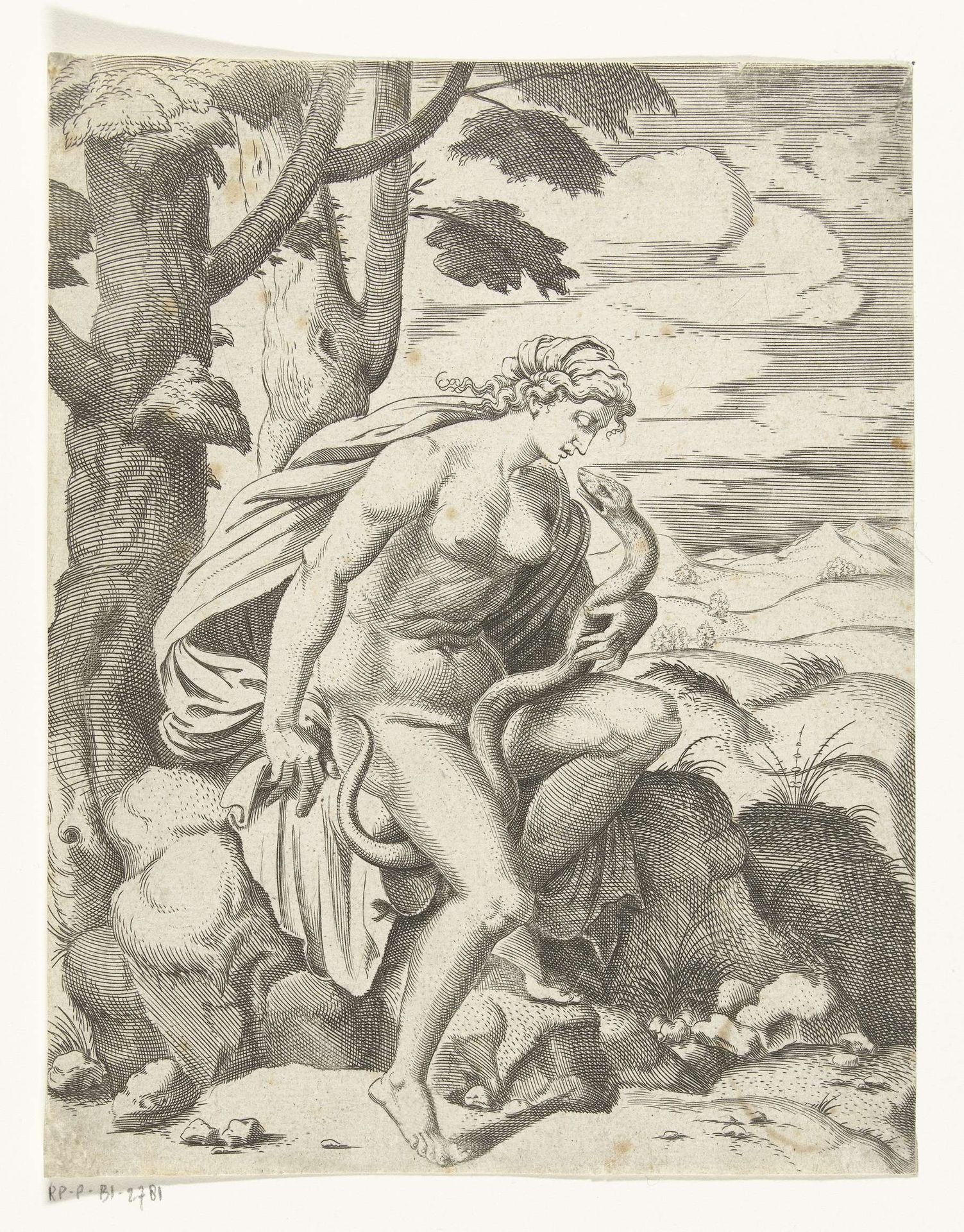 Jupiter en Proserpina by Cornelis Bos