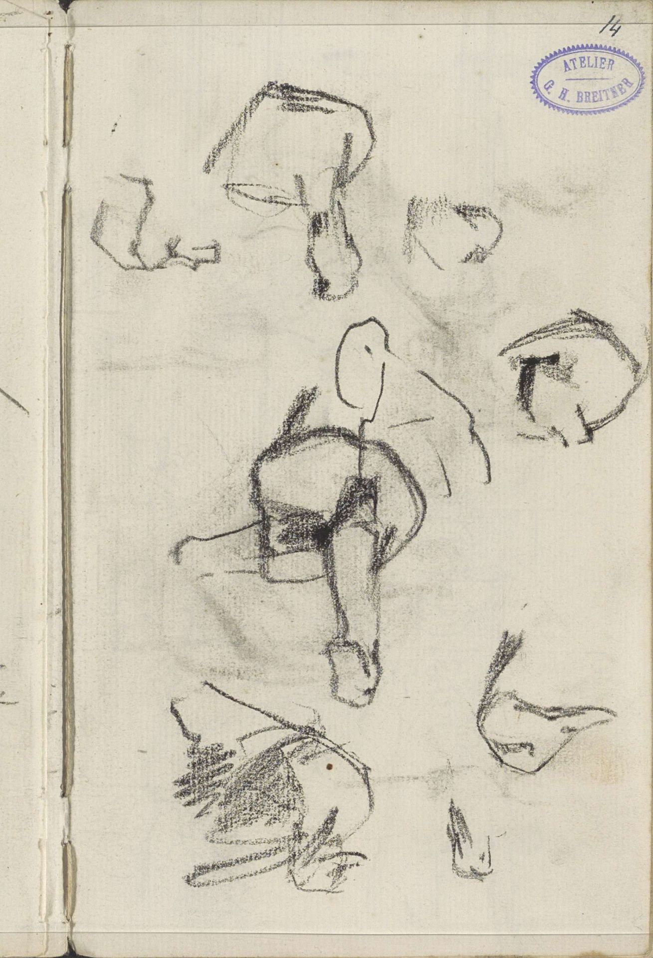 Eenden by George Hendrik Breitner