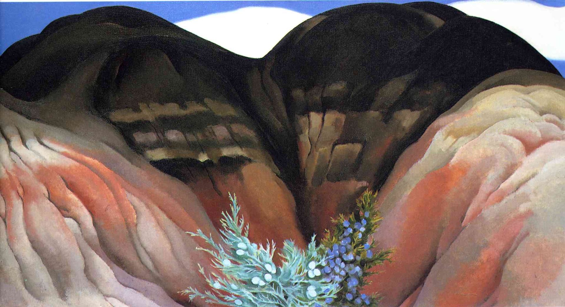 Black Hills with Cedar by Georgia O'Keeffe