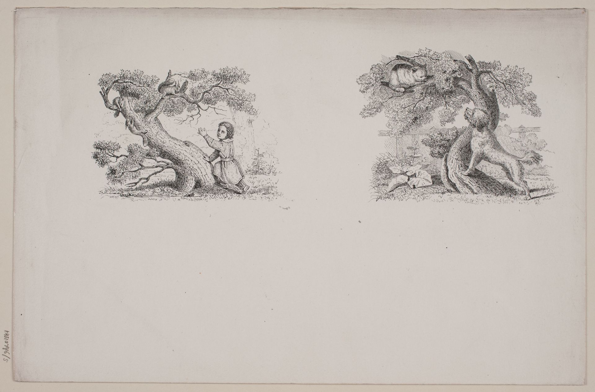 To illustrationer til W. Hey "Halvthundrede Fabler for Børn" by Anonymous
