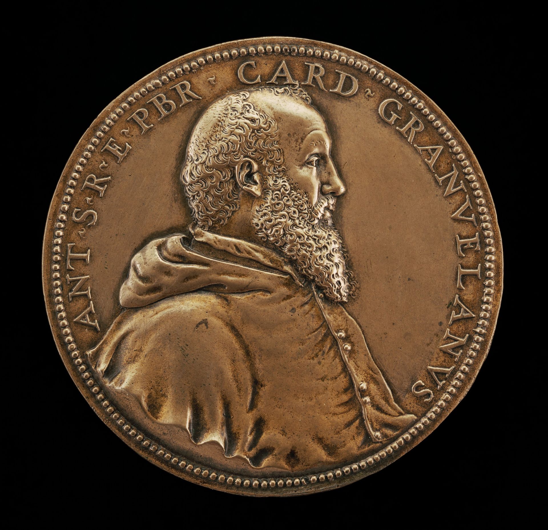 Antoine Perrenot, 1517-1586, Bishop of Arras 1540, Cardinal Granvelle 1561 by Jacques Jonghelinck