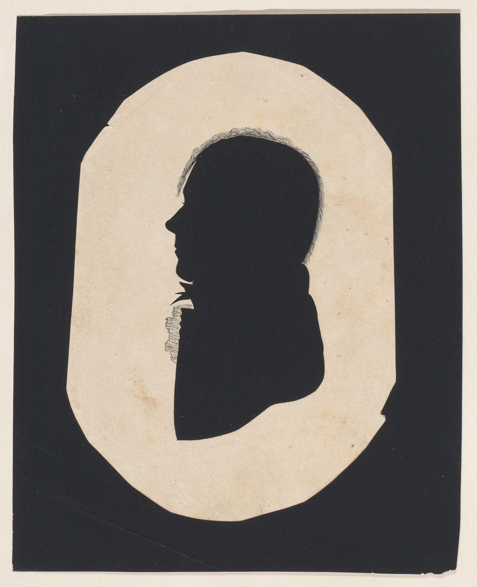 Silhouette of an unknown man by Moses Chapman