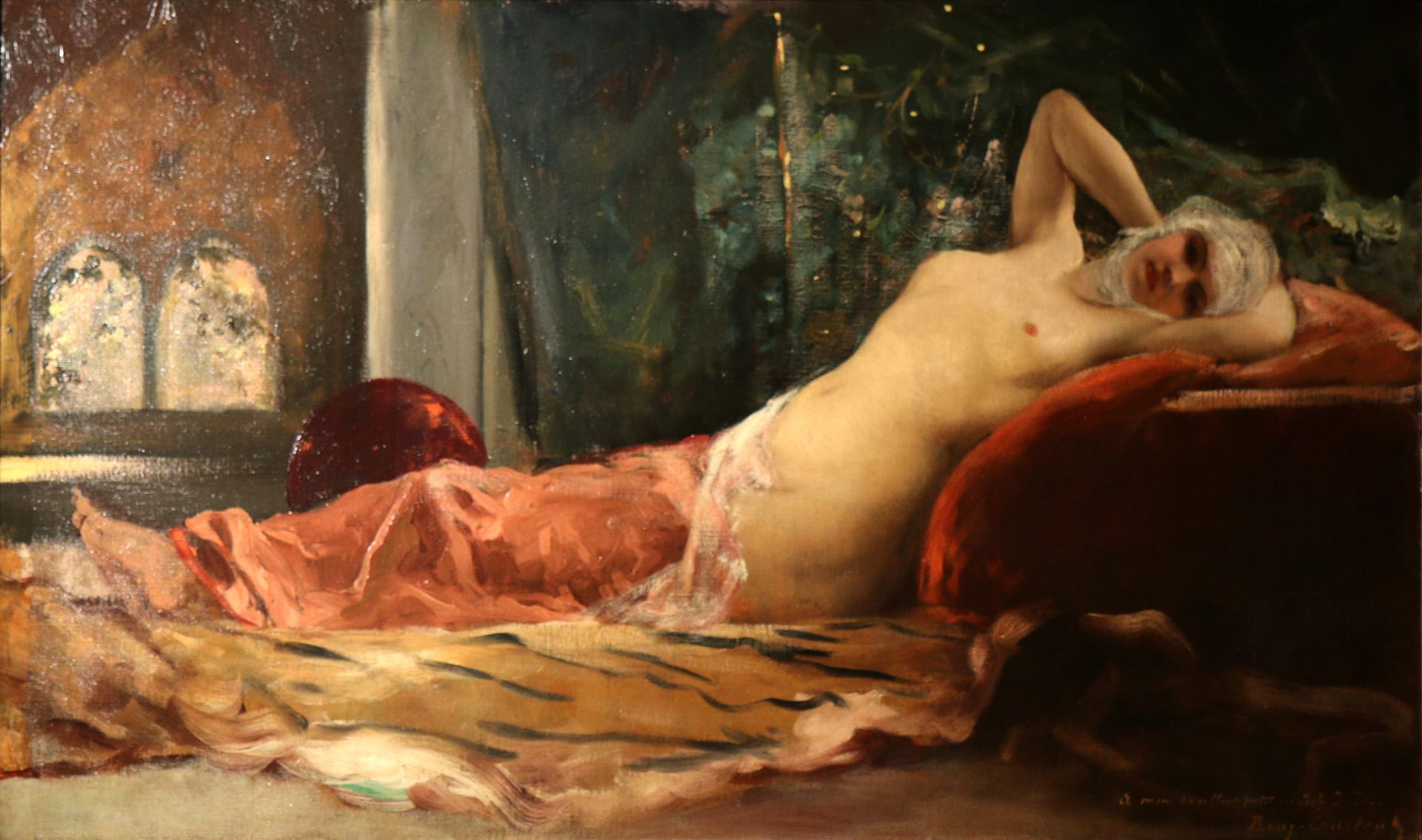 Odalisque by Jean-Joseph-Benjamin Constant