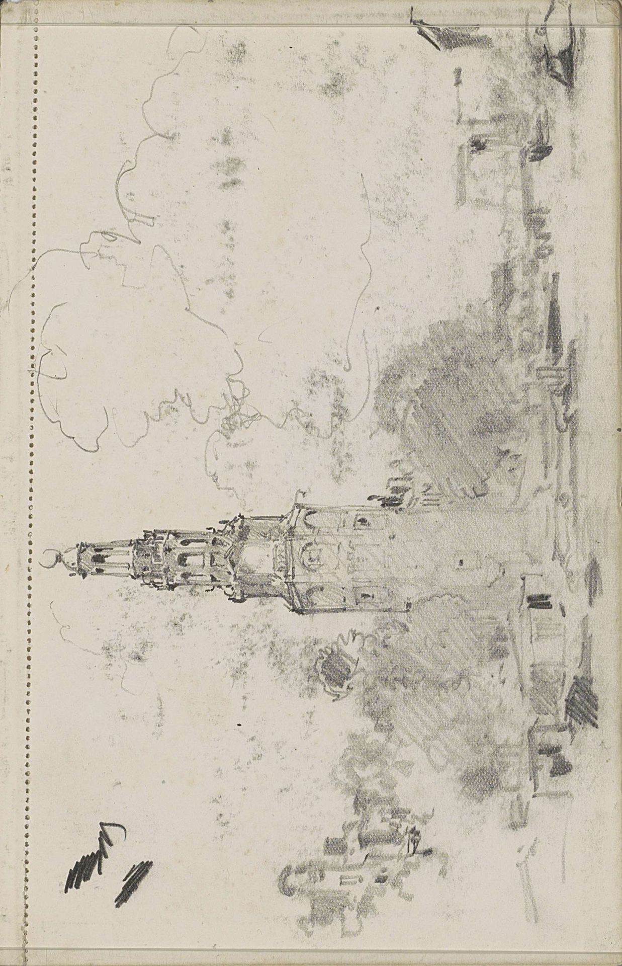 Zuiderkerk te Amsterdam by Cornelis Vreedenburgh