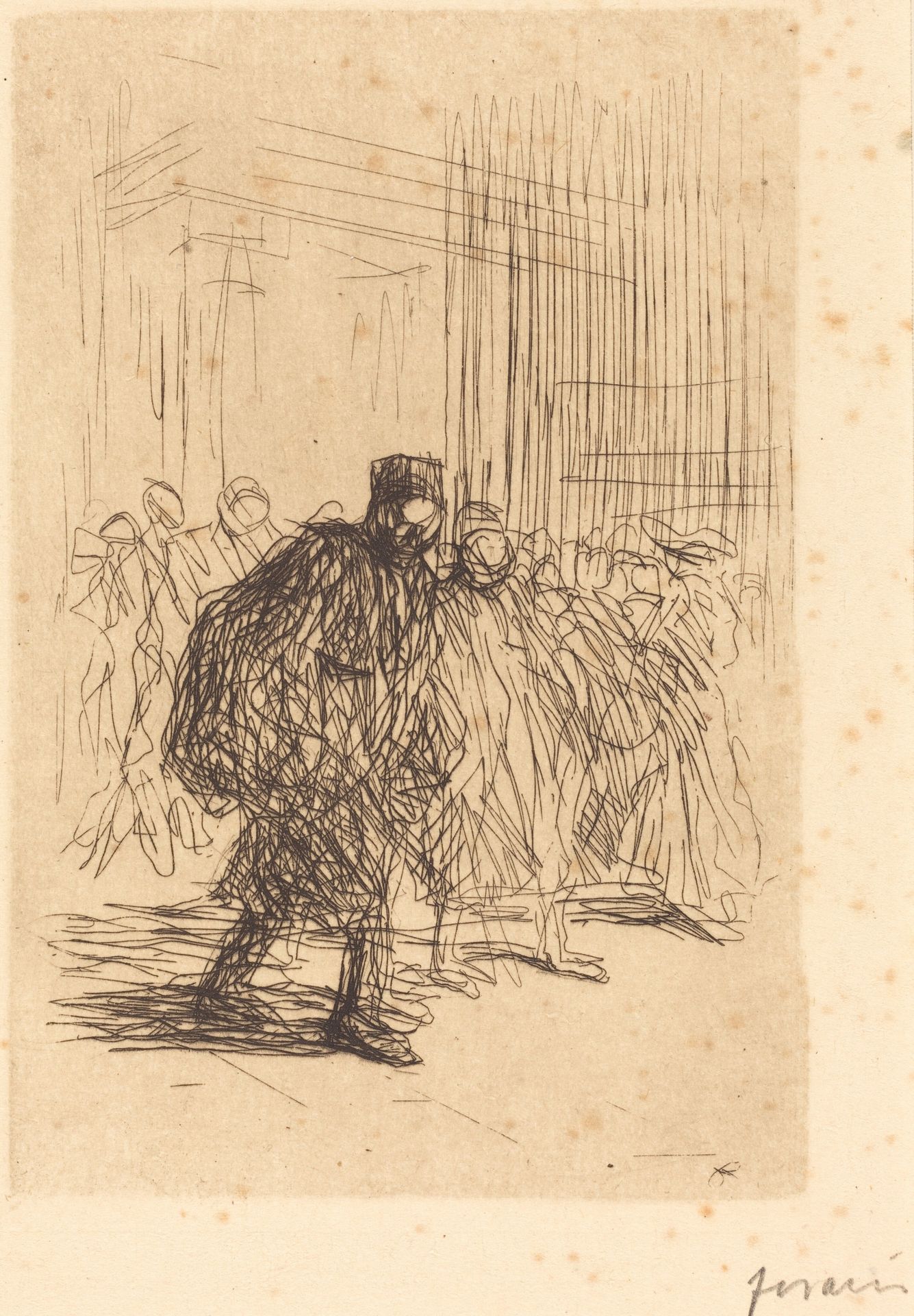 The Corridors of the Palace of Justice by Jean-Louis Forain