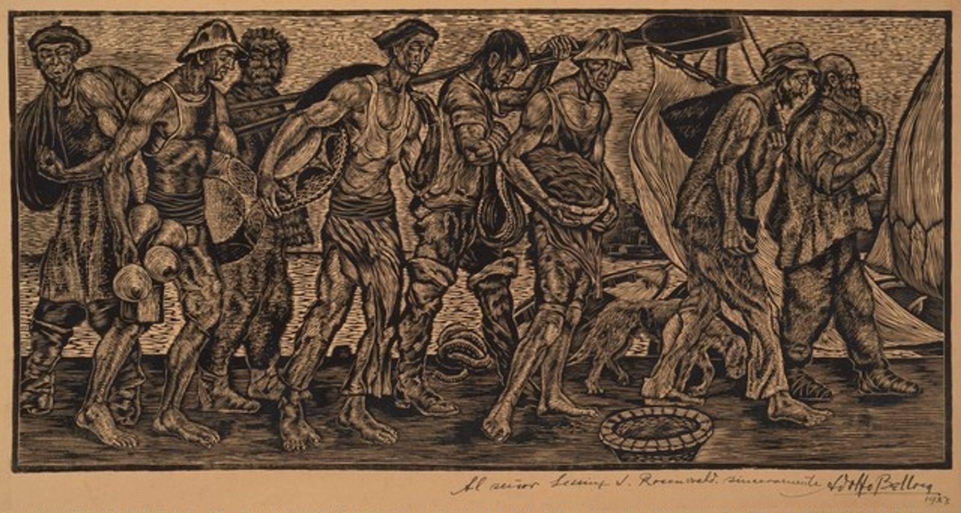Pescadores y Vagos by Adolfo Bellocq