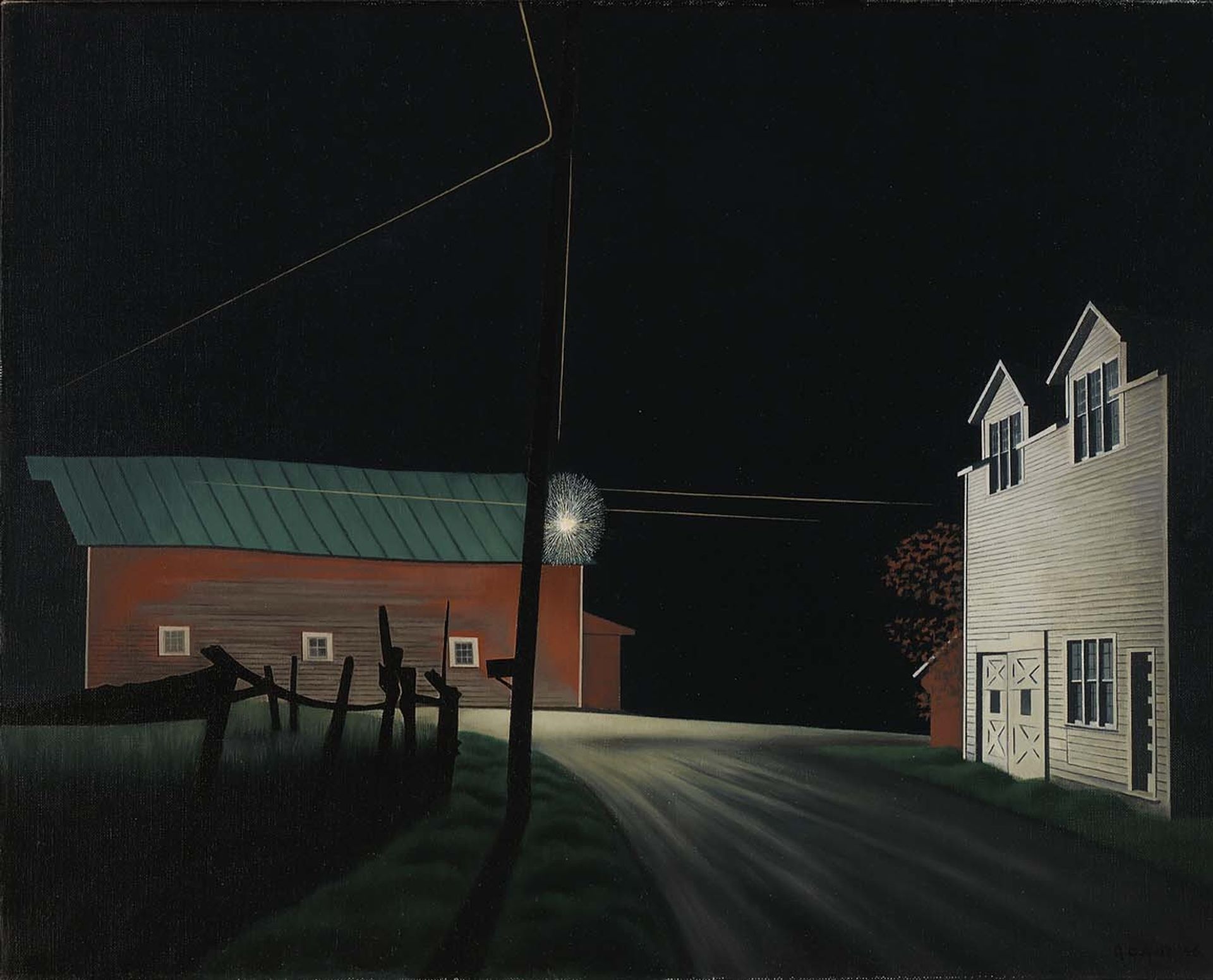 Bright Light at Russell's Corners by George Ault