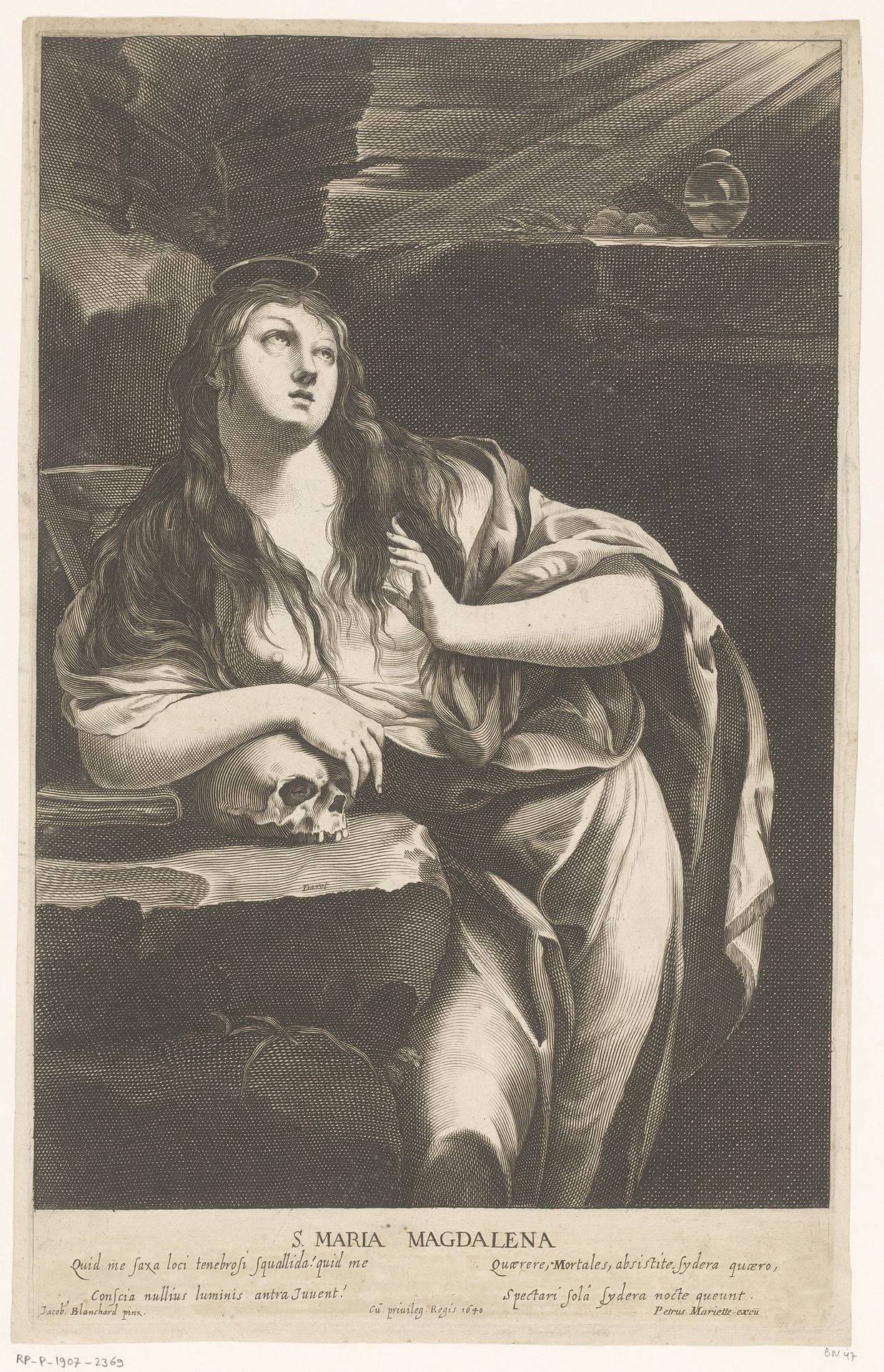 Boetvaardige Maria Magdalena by Pierre Daret