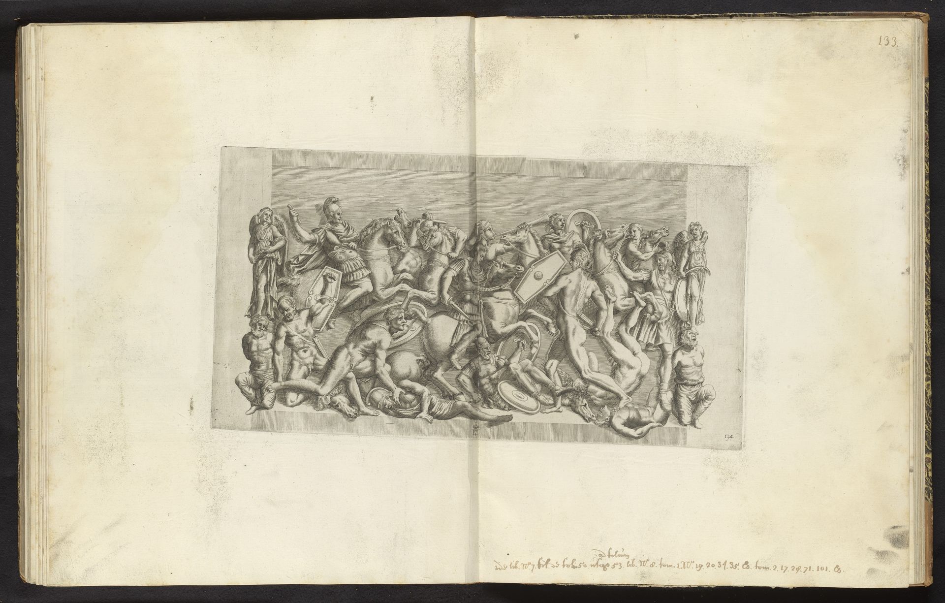 Bas-reliëf met voorstelling van een strijd by Valérien Regnard