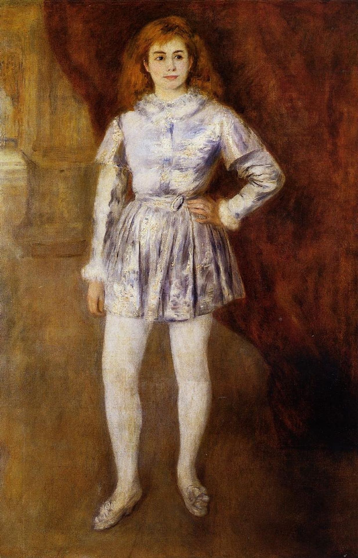 Madame Heriot en travesti by Pierre-Auguste Renoir