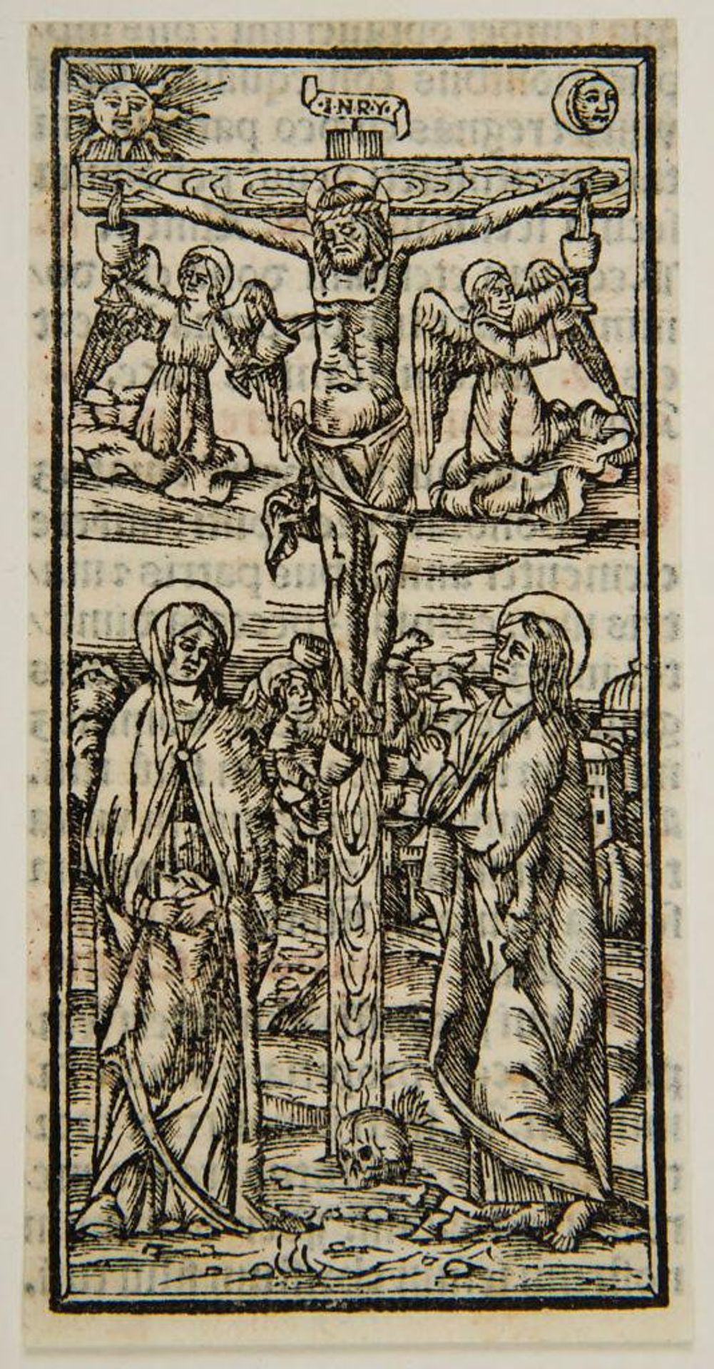Crucifixion with Virgin Mary and Saint John by Anonymous