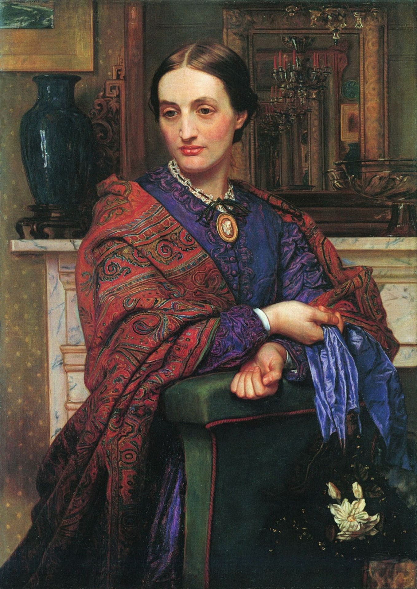 Portrait of Fanny Holman Hunt by William Holman Hunt