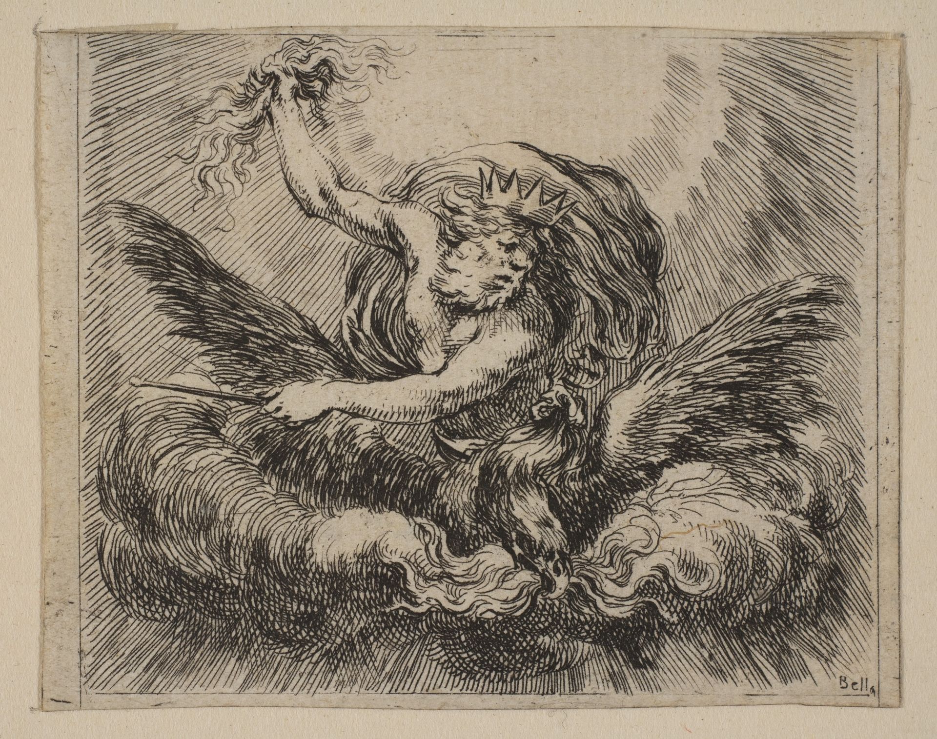 Jupiter, from 'Game of Mythology' (Jeu de la Mythologie) by Stefano della Bella