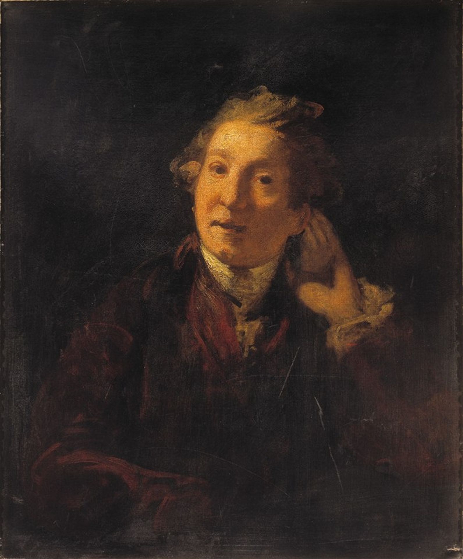 Self Portrait of the Artist as a Deaf Man by Joshua Reynolds