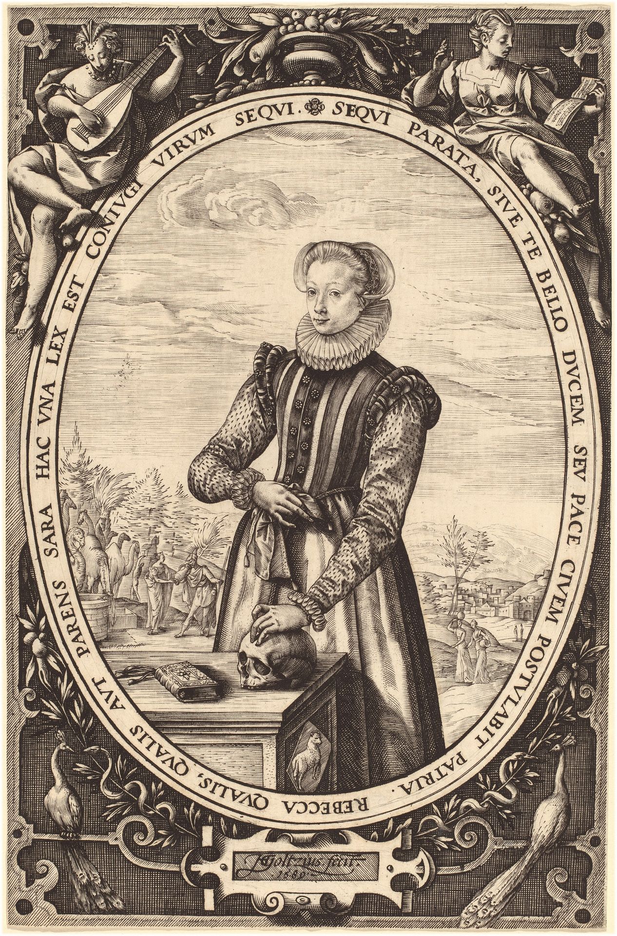 Josina Hamels by Hendrick Goltzius