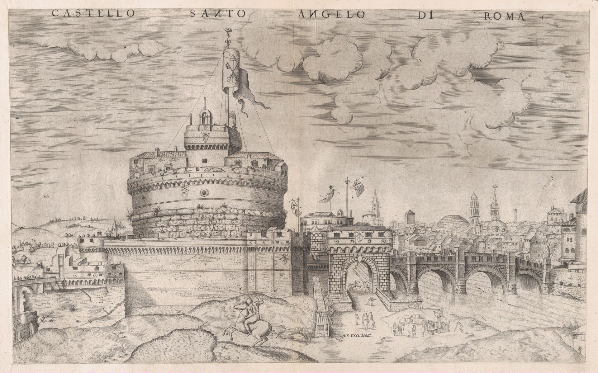 Speculum Romanae Magnificentiae: Castello  Sant' Angelo by Anonymous