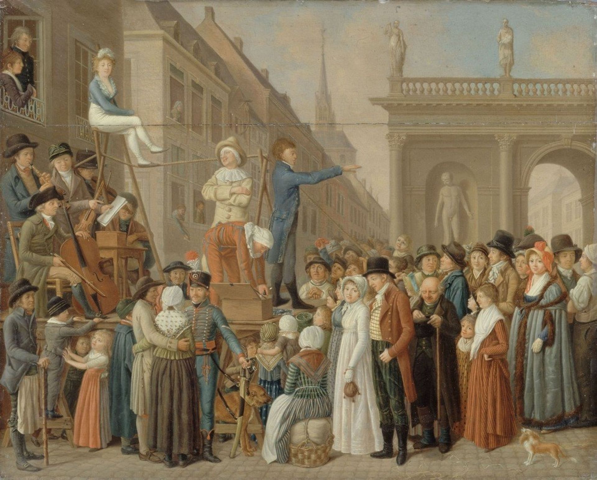 L’Estrade by Louis Léopold Boilly