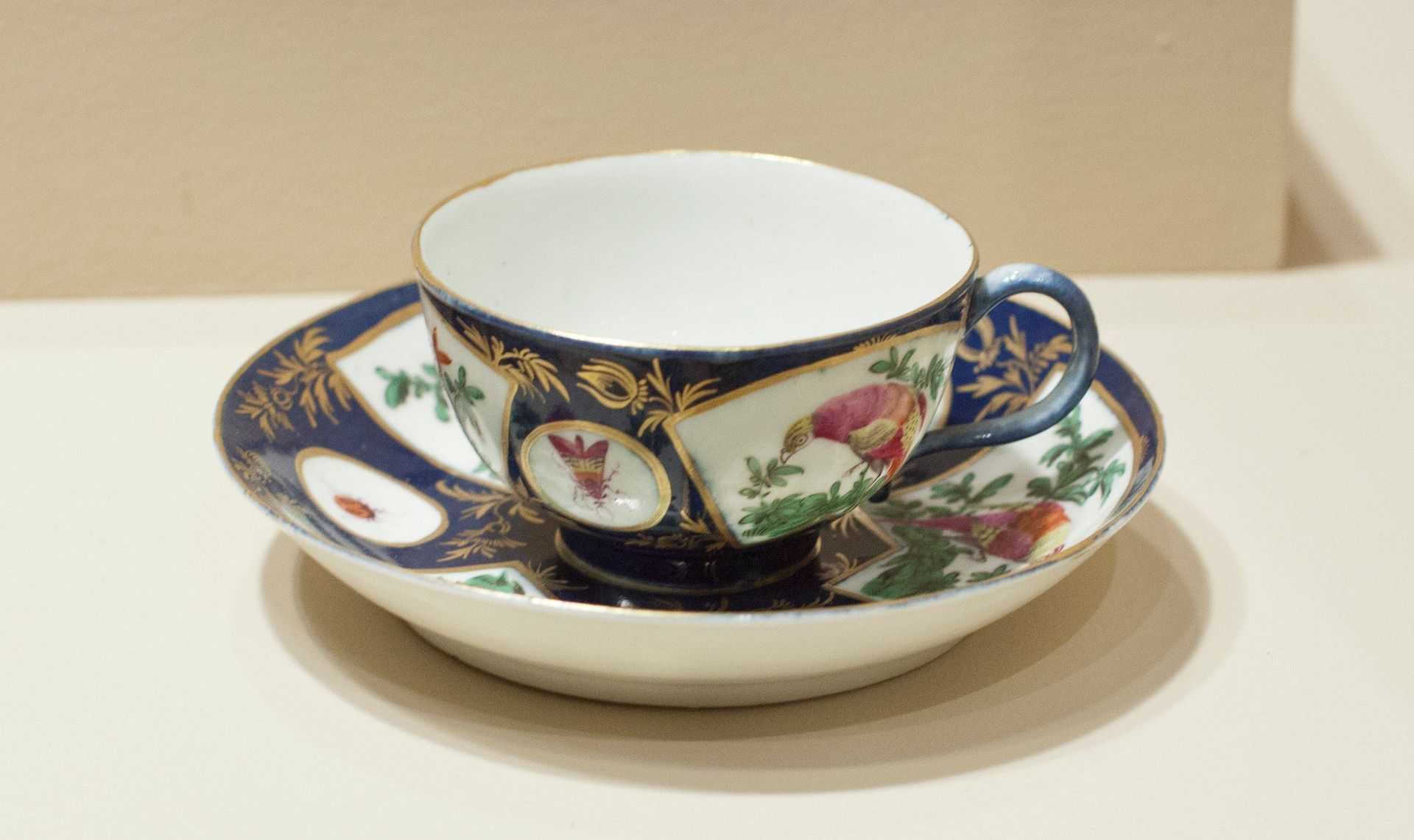 Tea Cup and Saucer by Worcester Porcelain Works (a.k.a. Royal Worcester Porcelain Company)