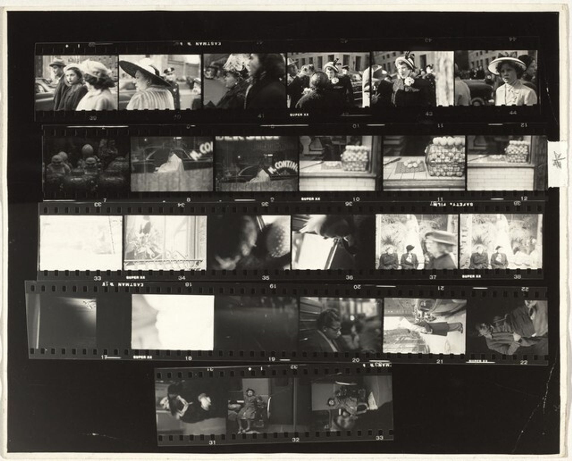 Early New York City no number by Robert Frank