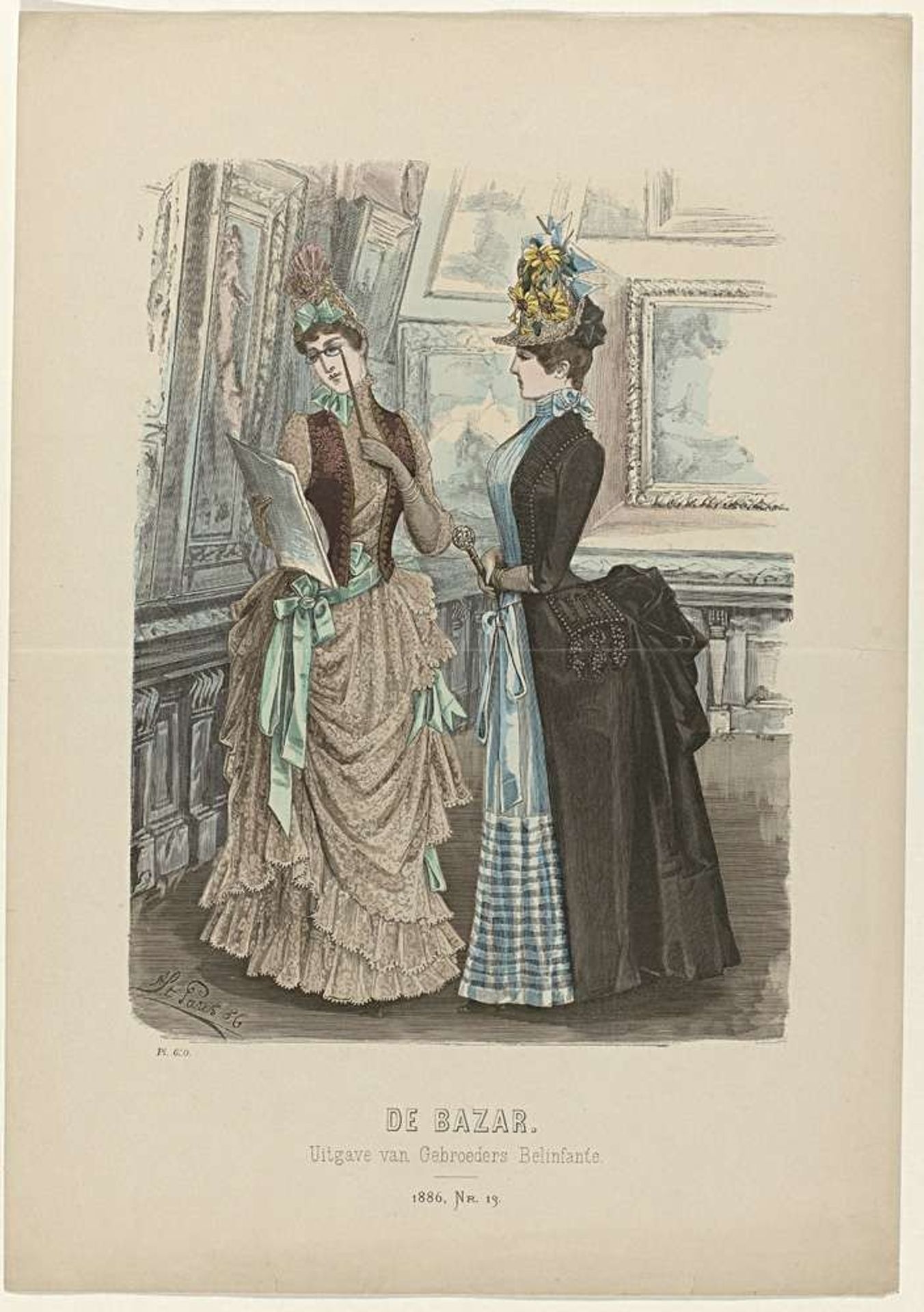 De Bazar, 1886, Nr. 13, Pl. 650 by Anonymous
