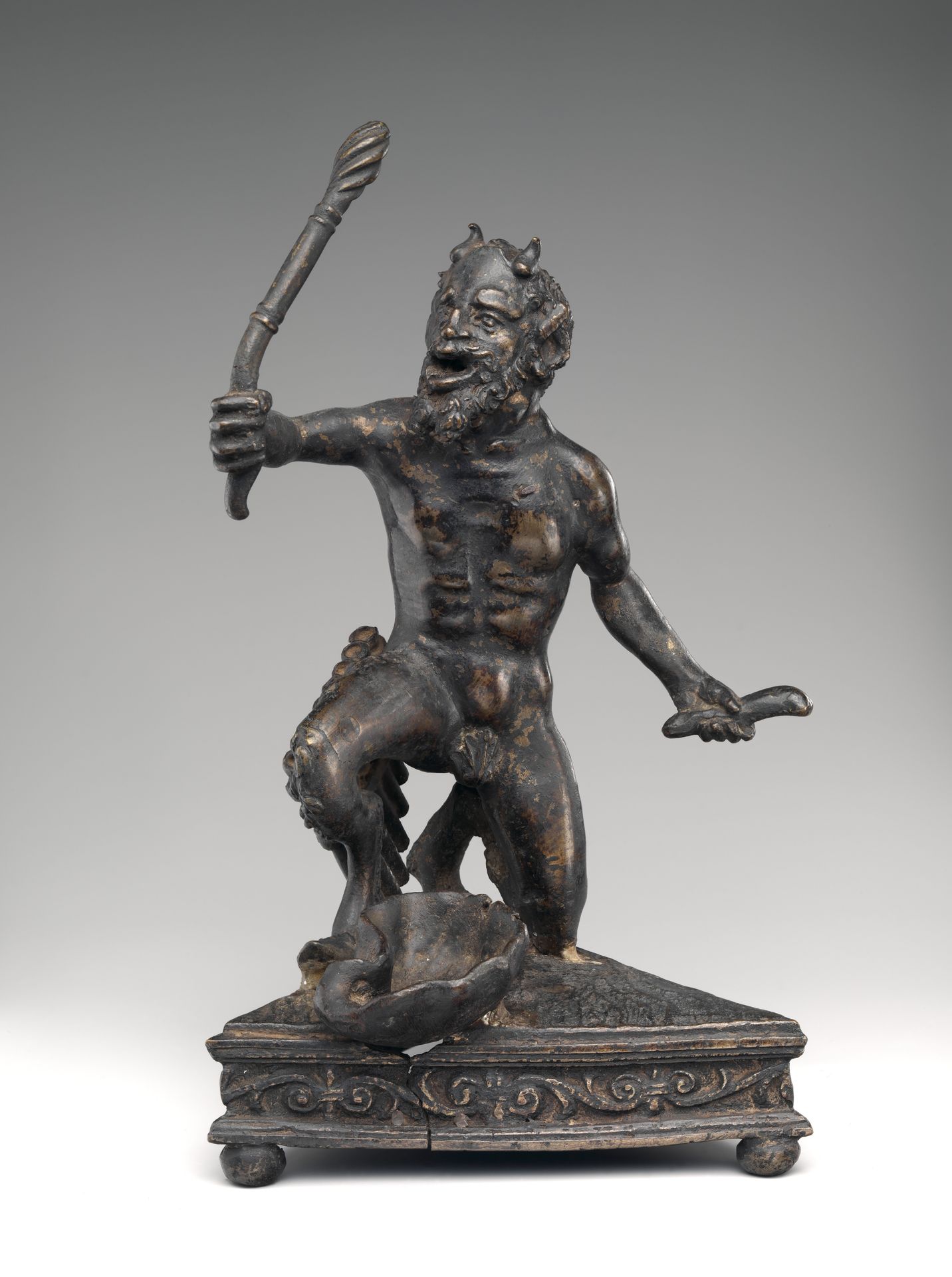 Kneeling Satyr by Andrea Briosco, called Riccio