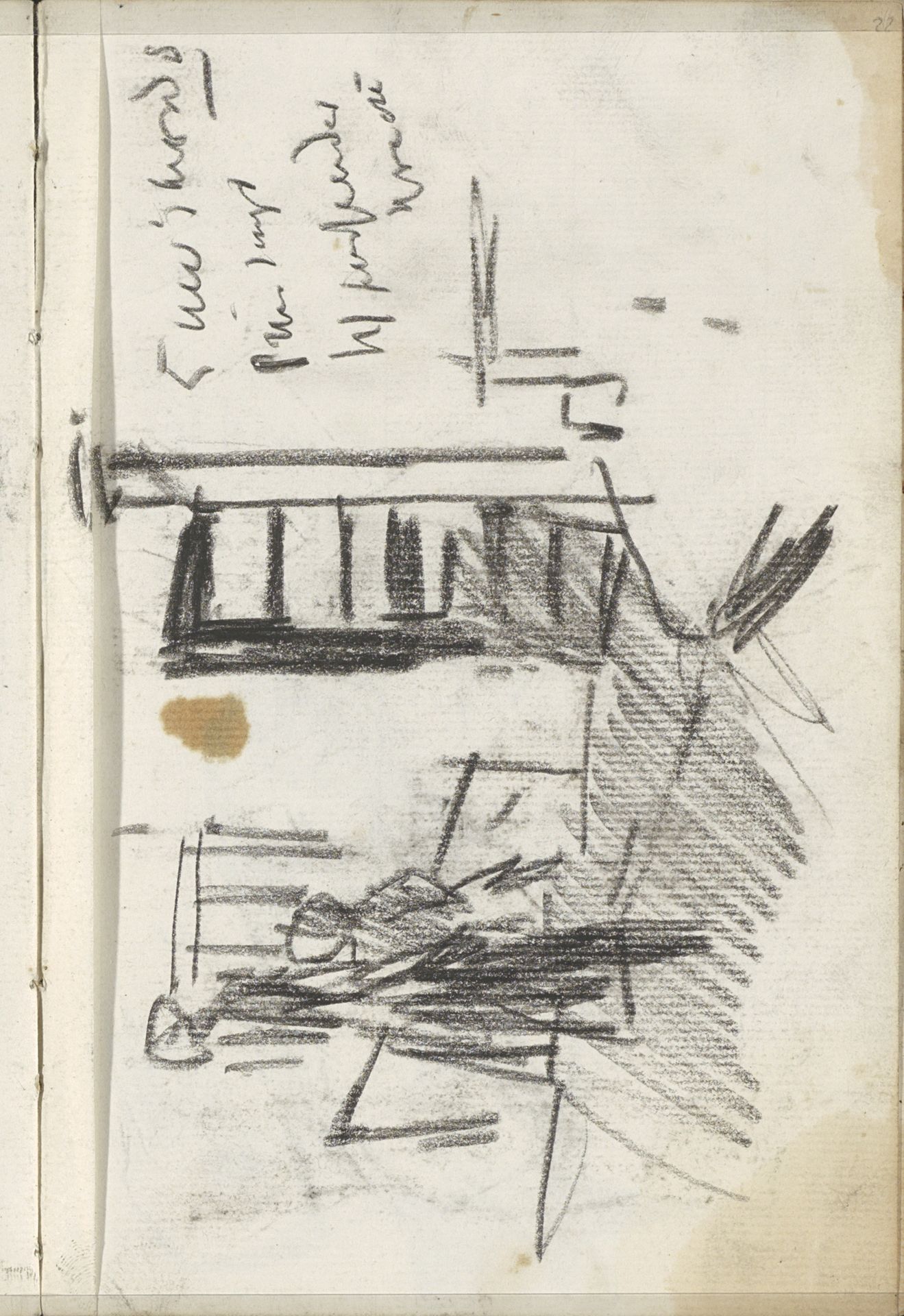 Vrouw met kind aan de Prinsengracht te Amsterdam, ter hoogte van de Passeerdersgracht by George Hendrik Breitner