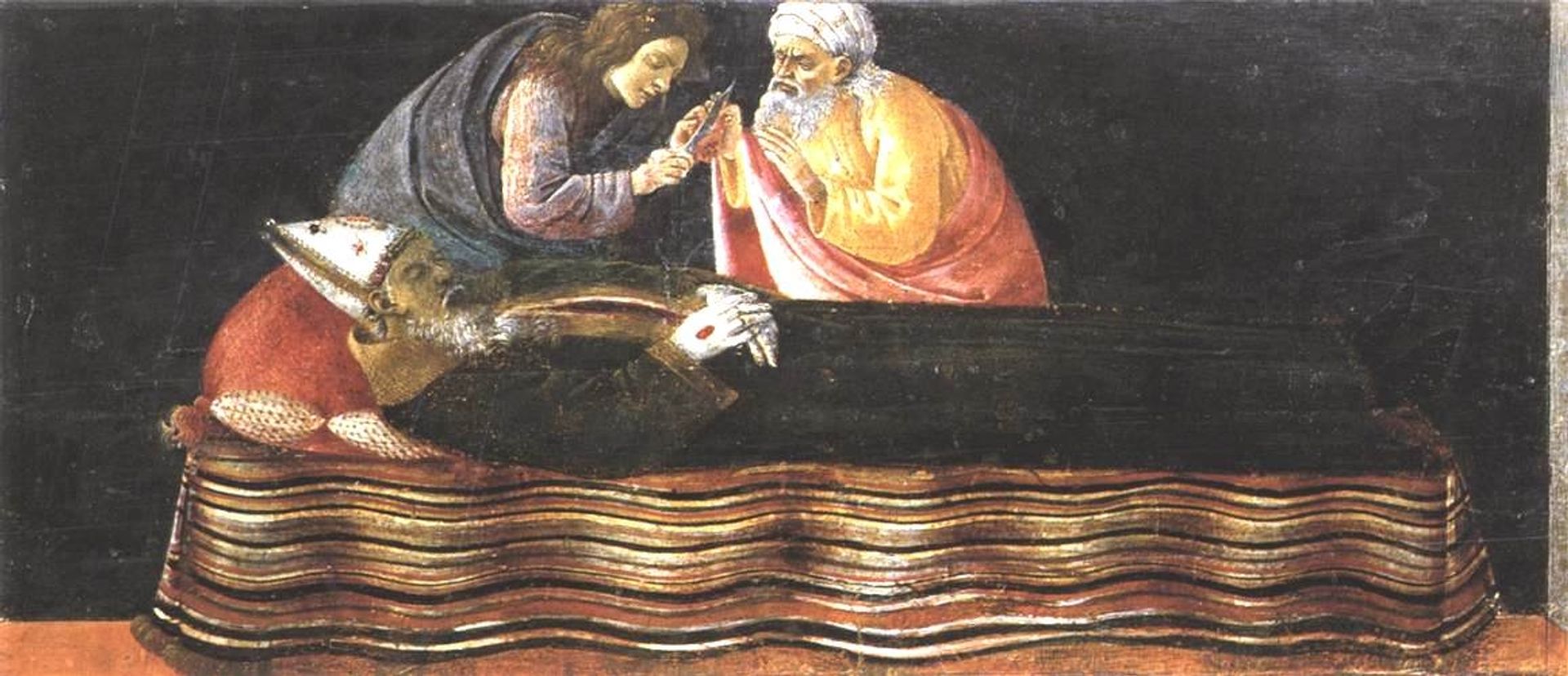 The Extraction of the Heart of St. Ignatius from the Altarpiece of St. Barnabas by Sandro Botticelli