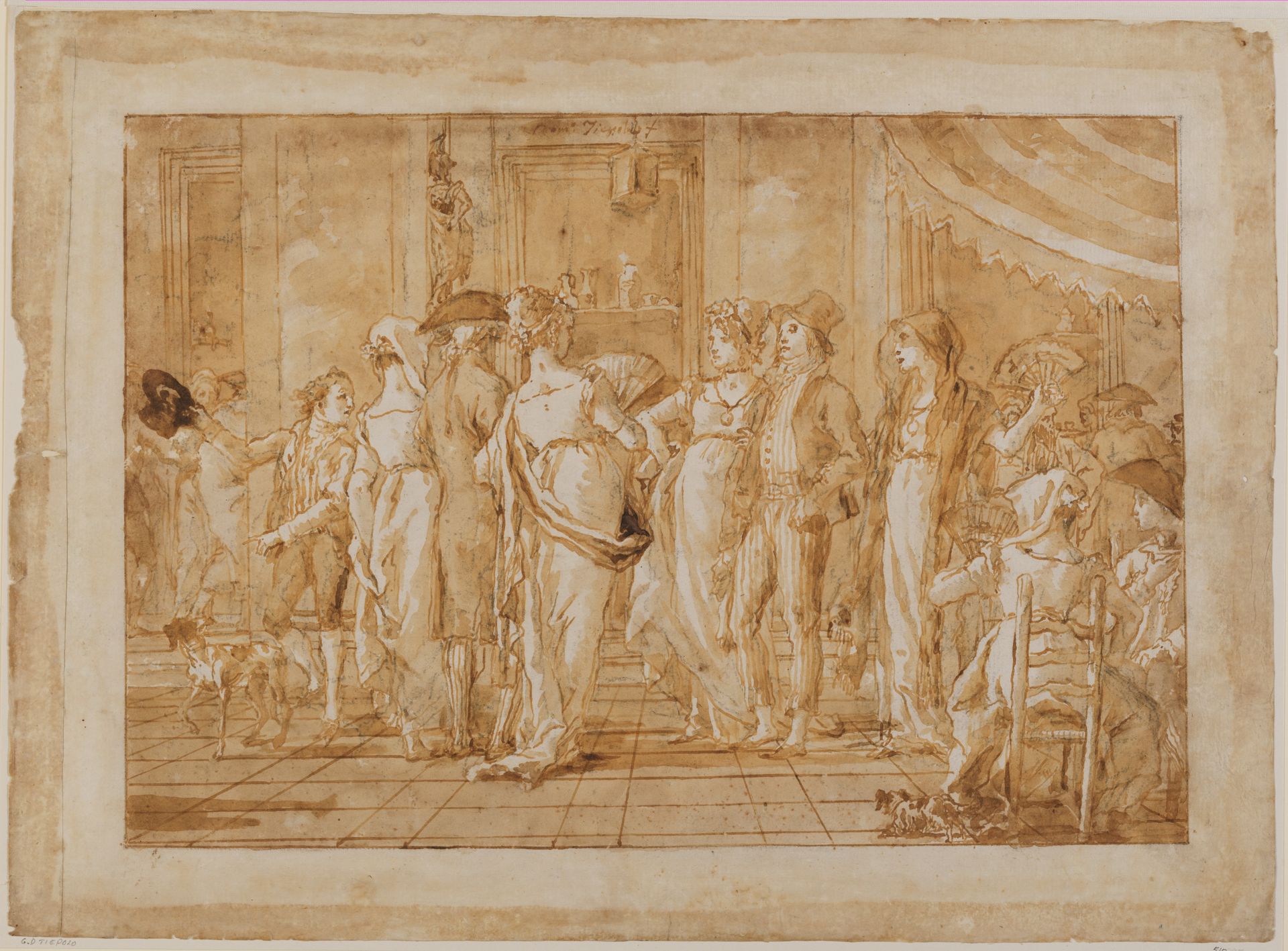"In Piazza" by Giovanni Domenico Tiepolo