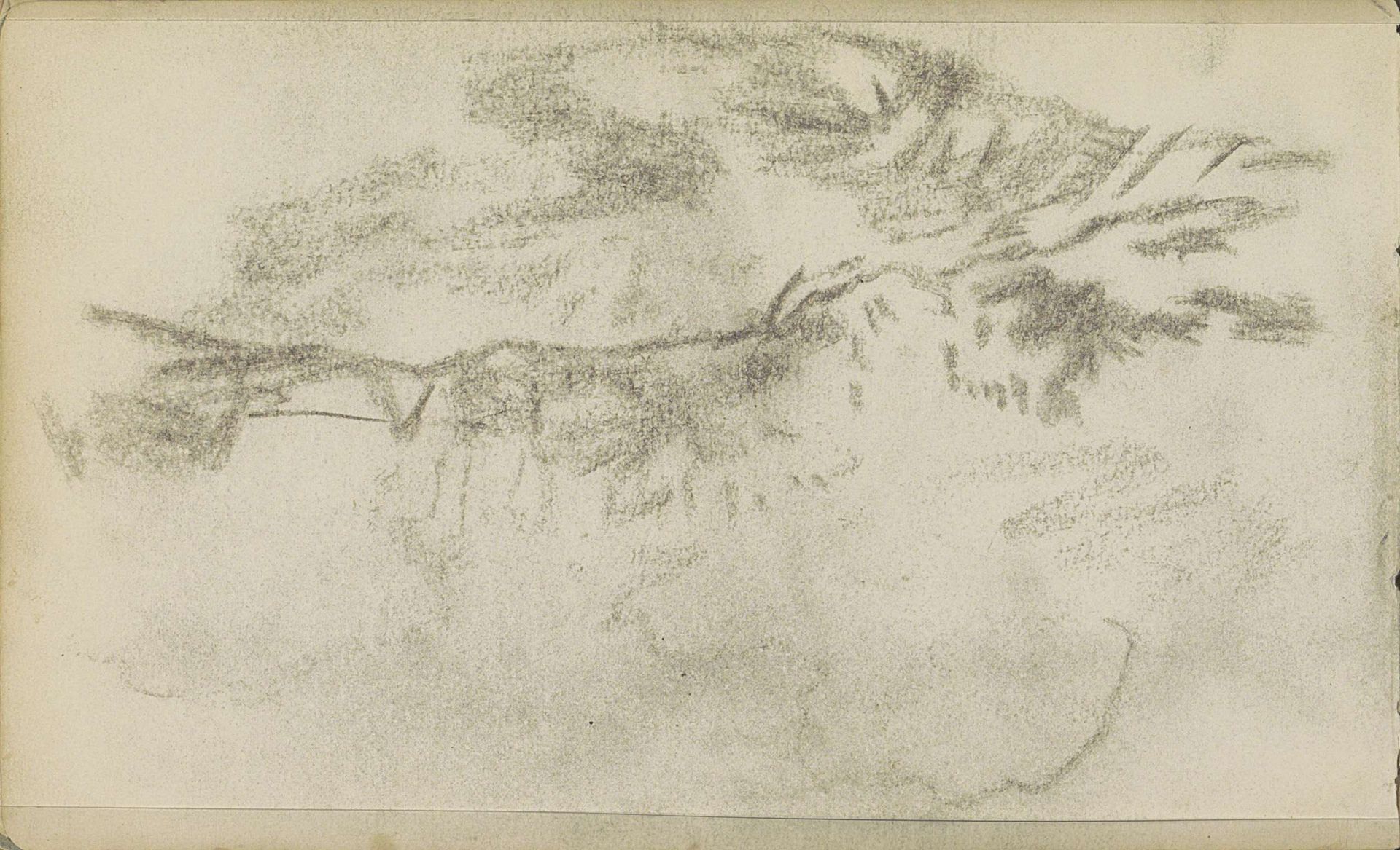 Landschap met struiken by Jozef Israëls