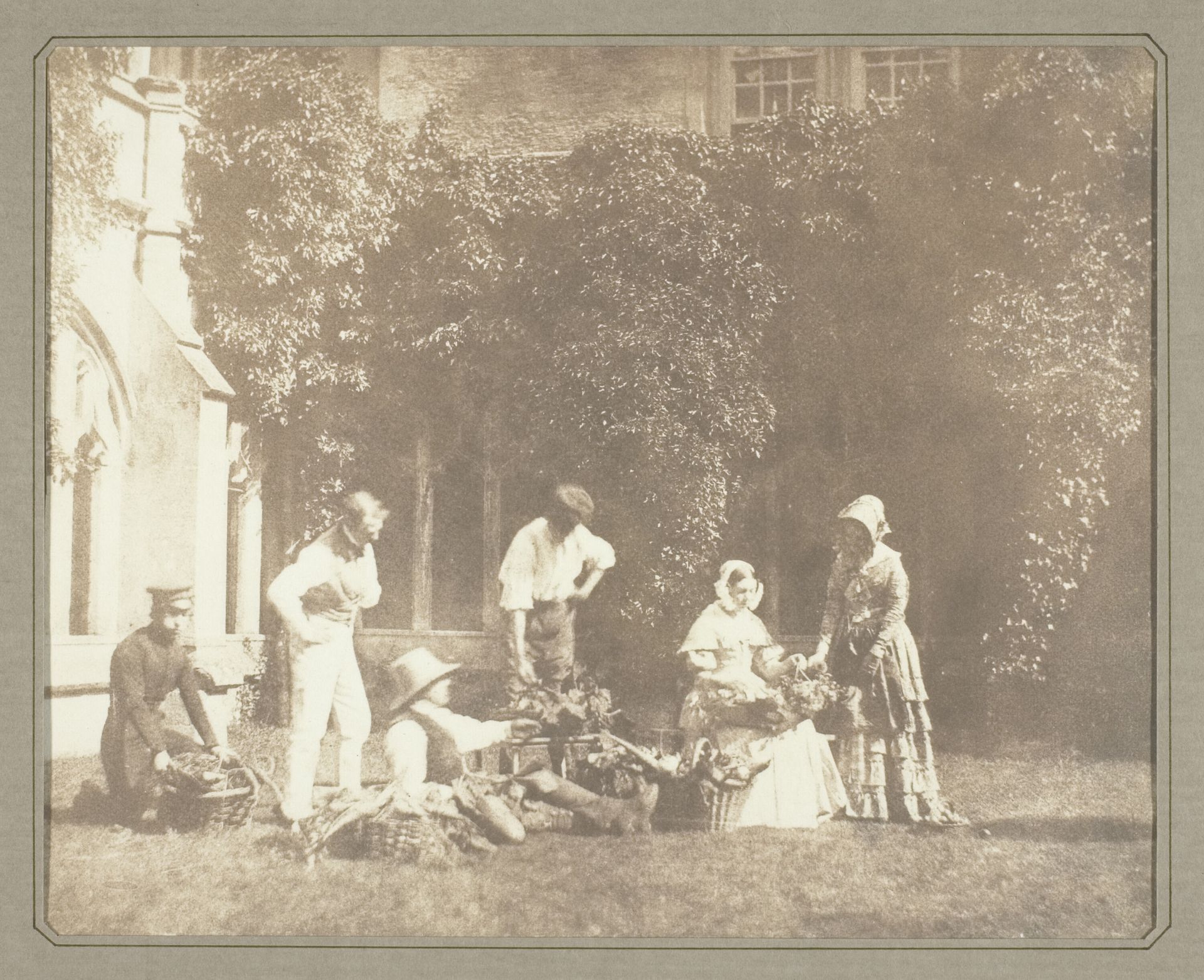 The Fruit Sellers by William Henry Fox Talbot