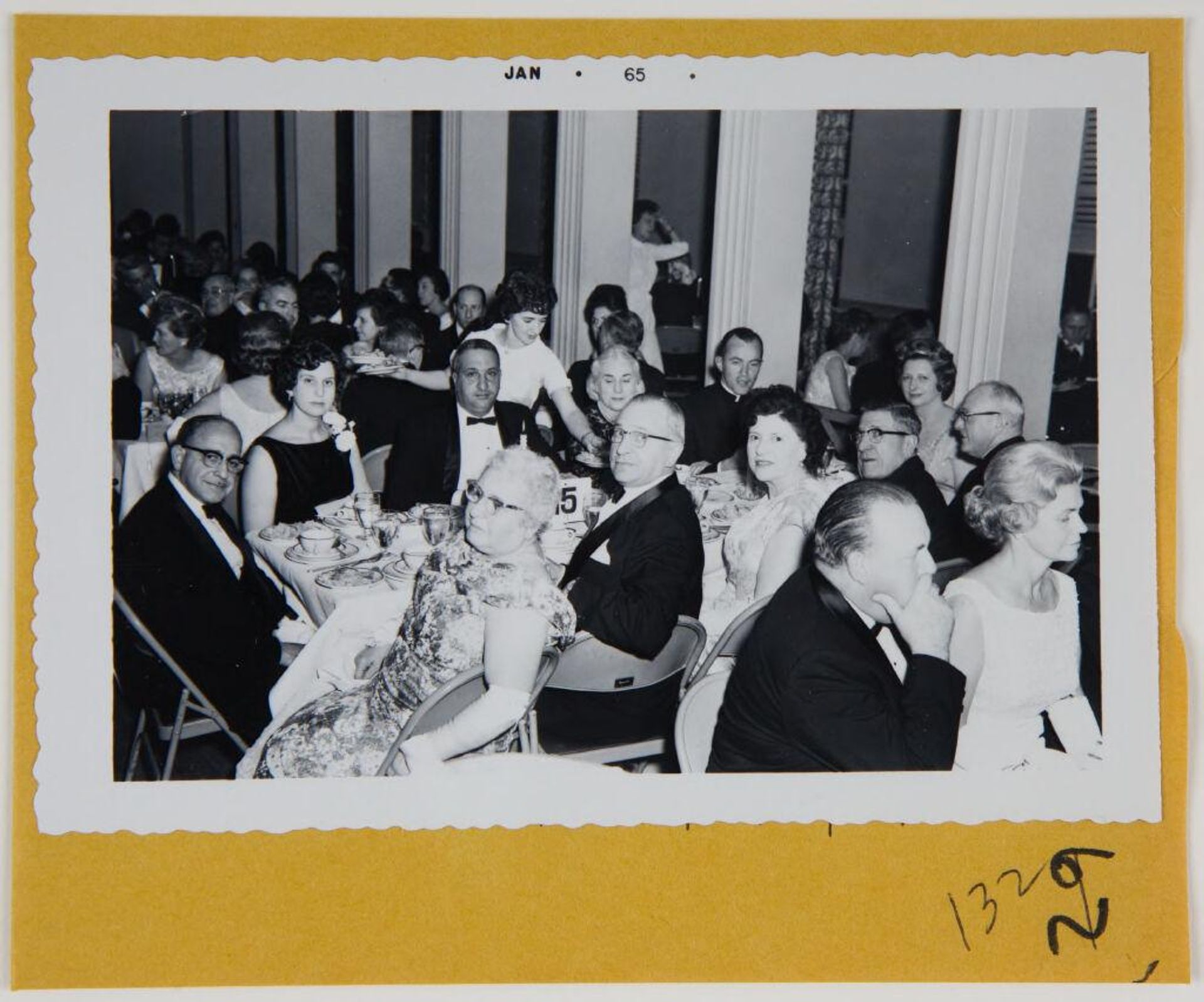 Untitled (crowded tables at banquet) by Robert Burian