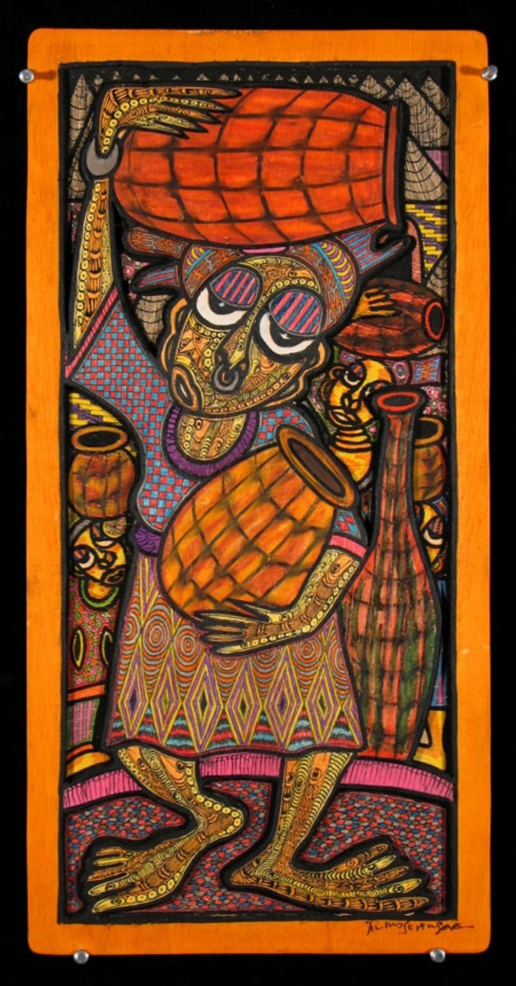 The Woman Carrying Water by Twins Seven Seven