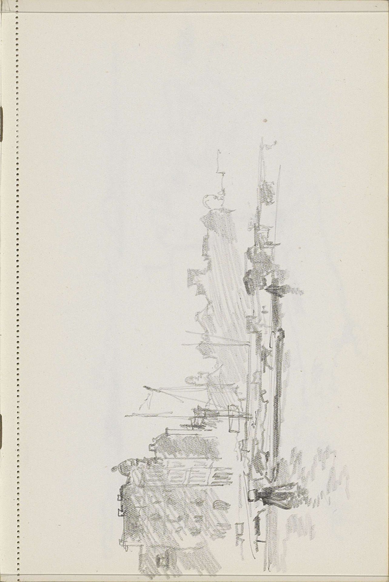 Stadsgezicht te Amsterdam by Cornelis Vreedenburgh