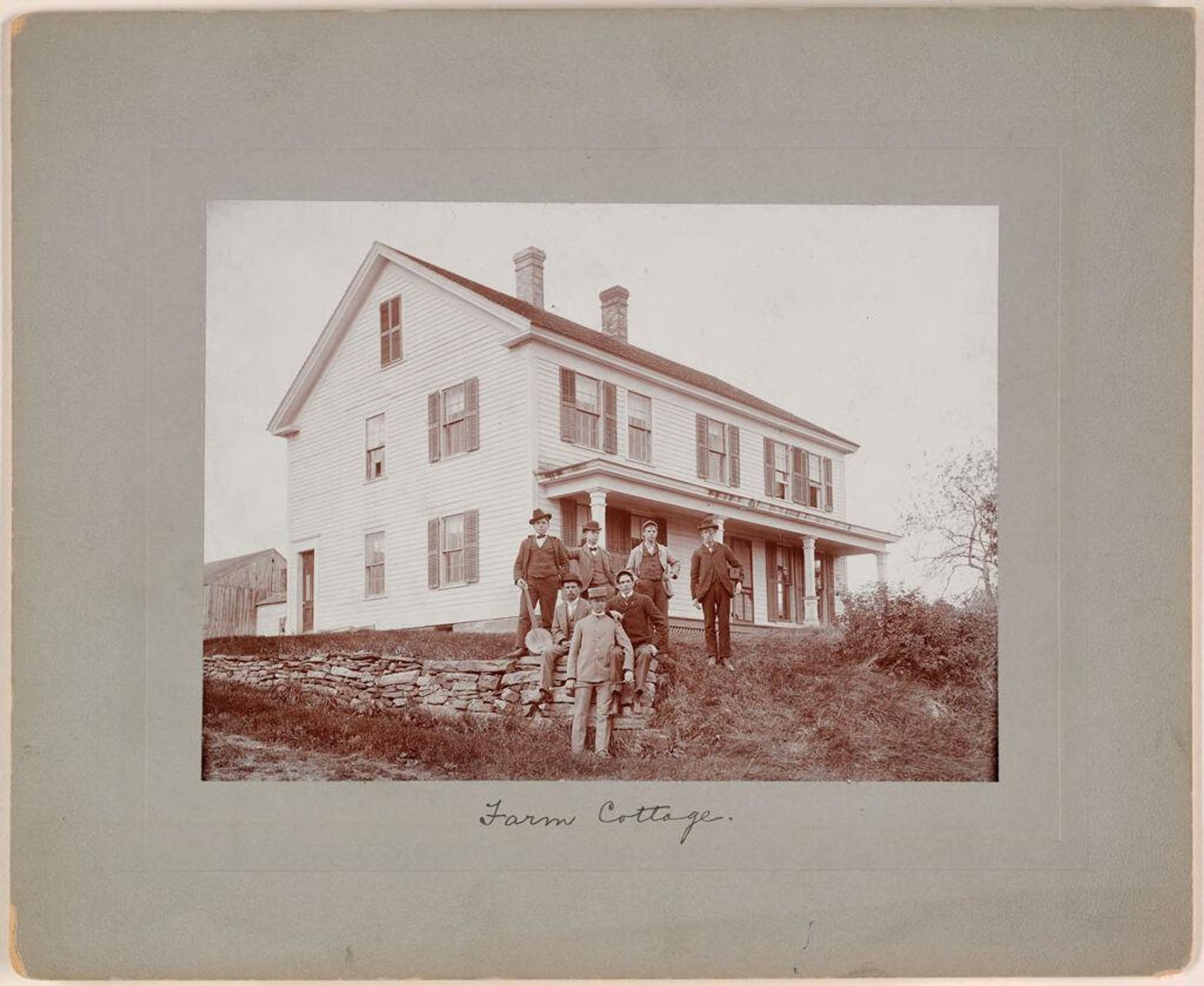 Defectives, Epileptics: United States. Massachusetts. Palmer. State Hospital for Epileptics: Farm Cottage. by ? Woodhead Studio