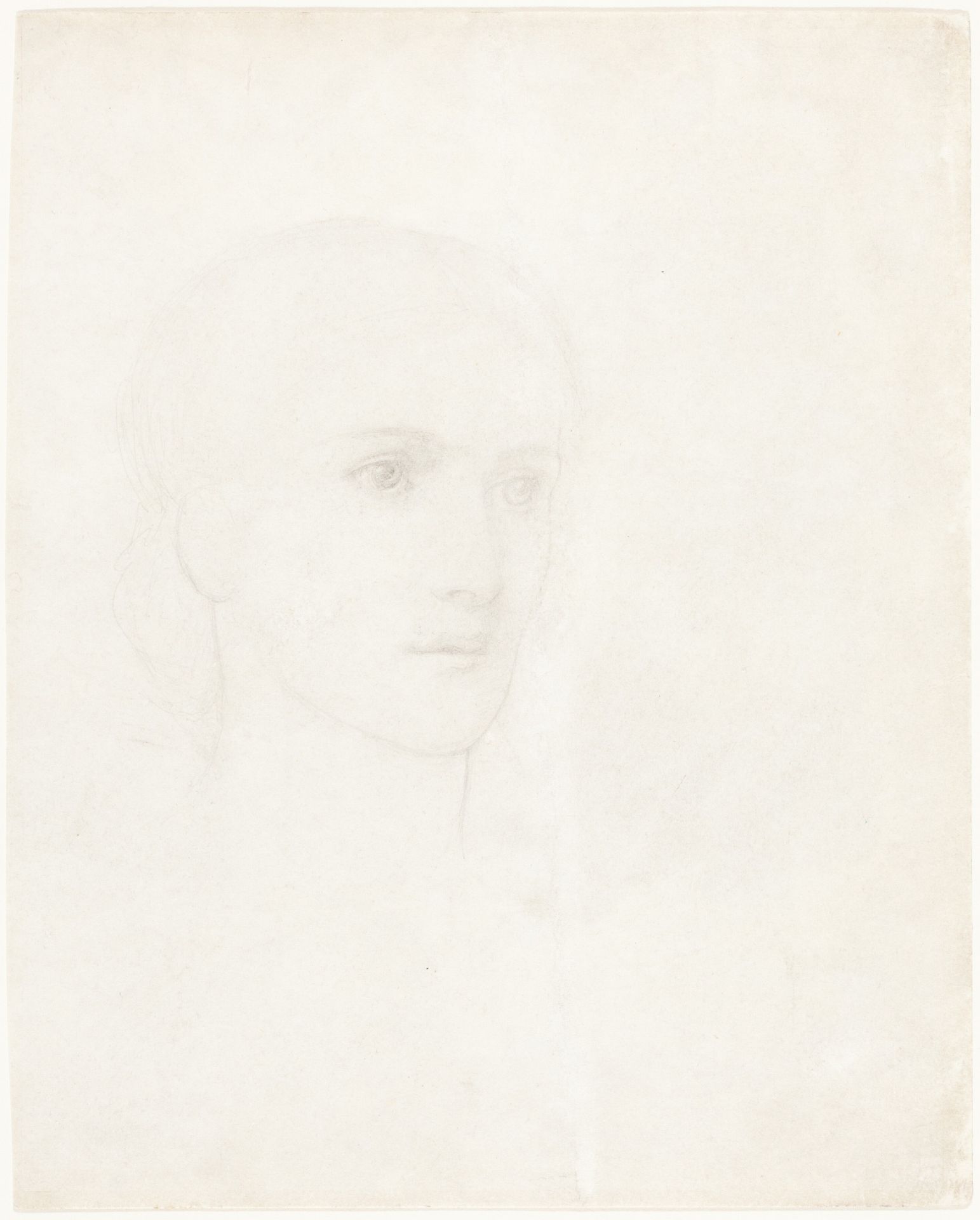 Head of a Woman by Thomas Melhuis Strudwick