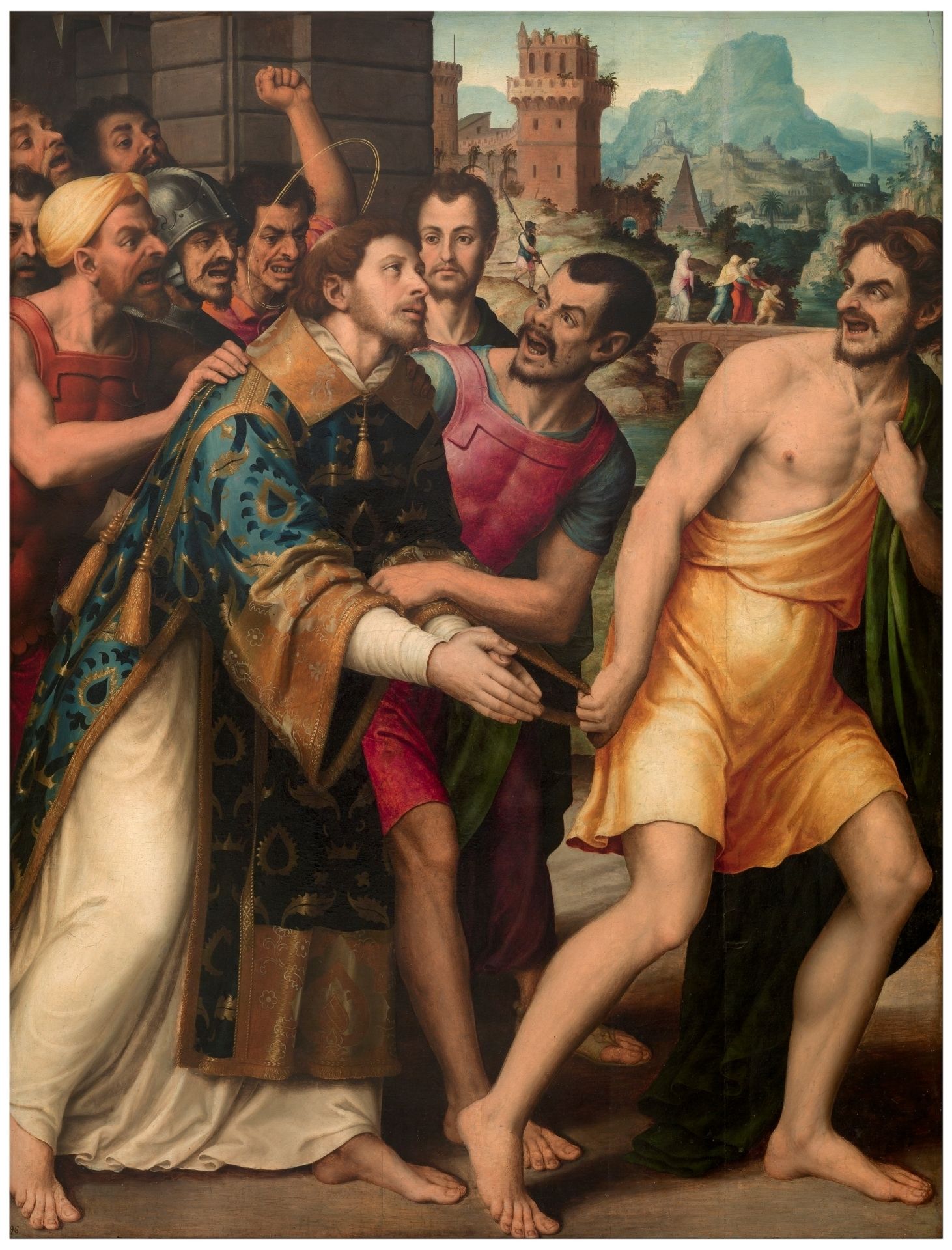 San Esteban Conducido Al Martirio by Vicente Juan Masip