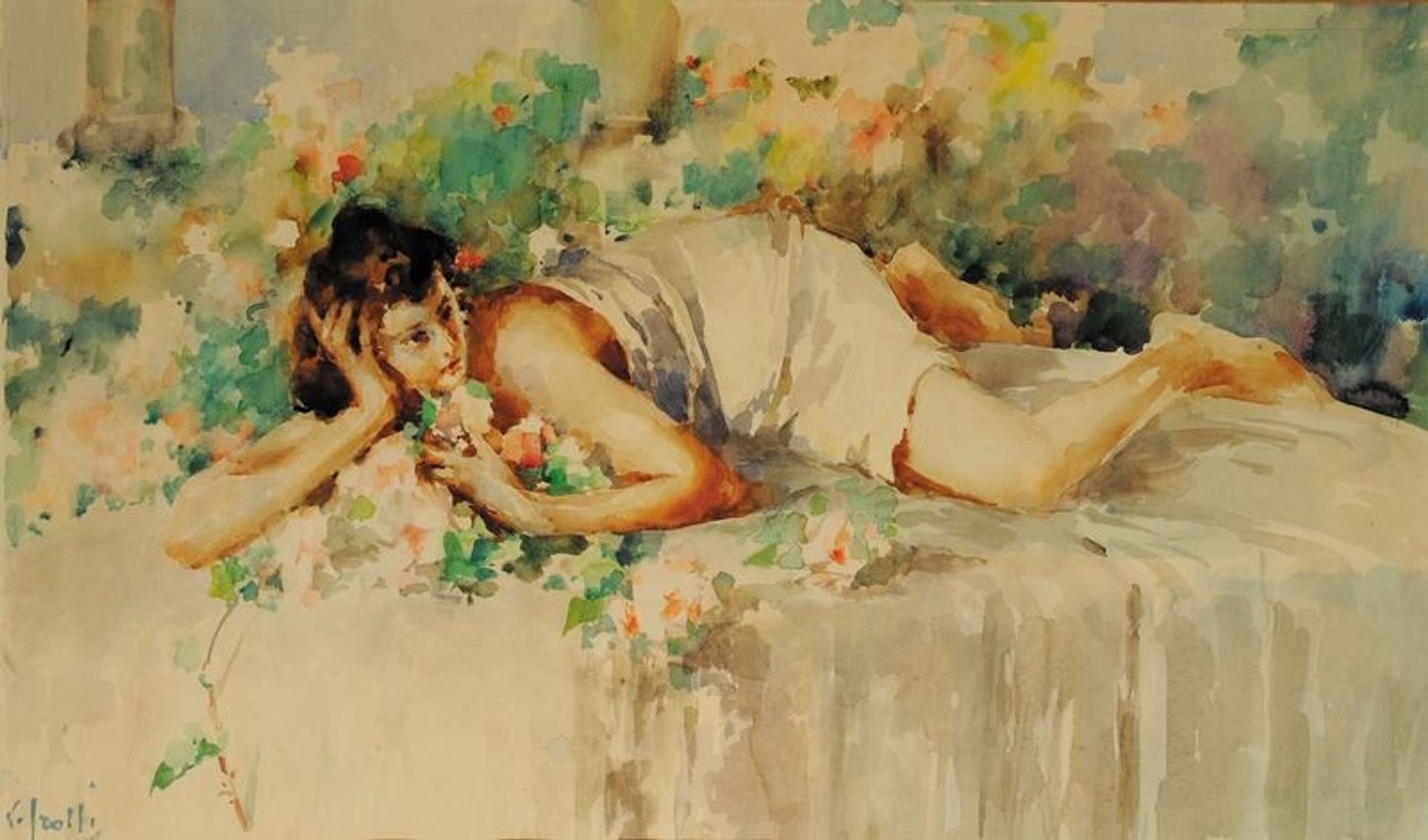 Lying beauty by Vincenzo Irolli