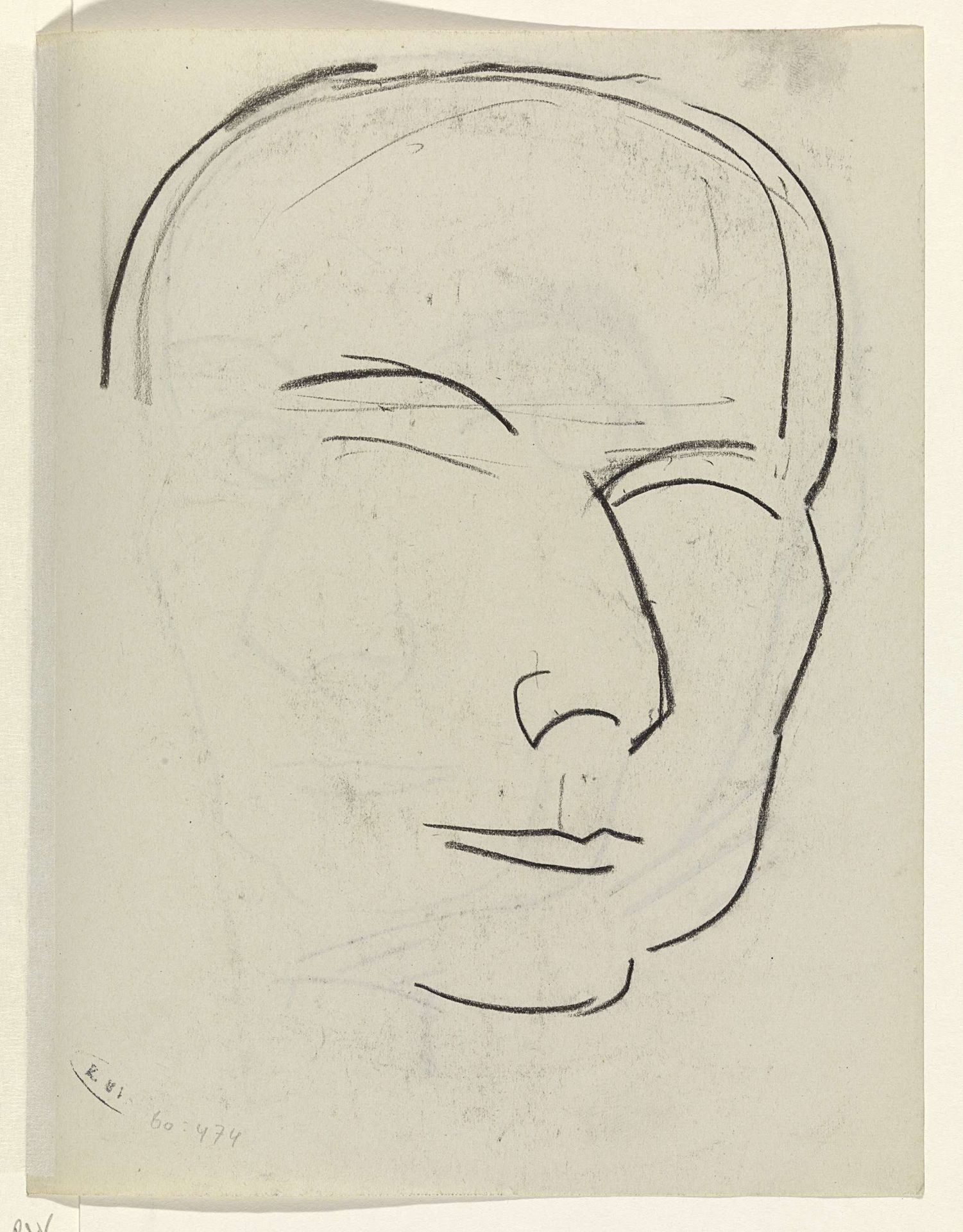 Zelfportret by Leo Gestel