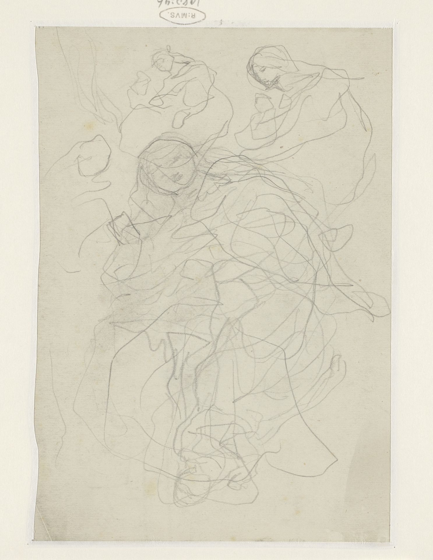 Studies van een slapend kindje by Matthijs Maris