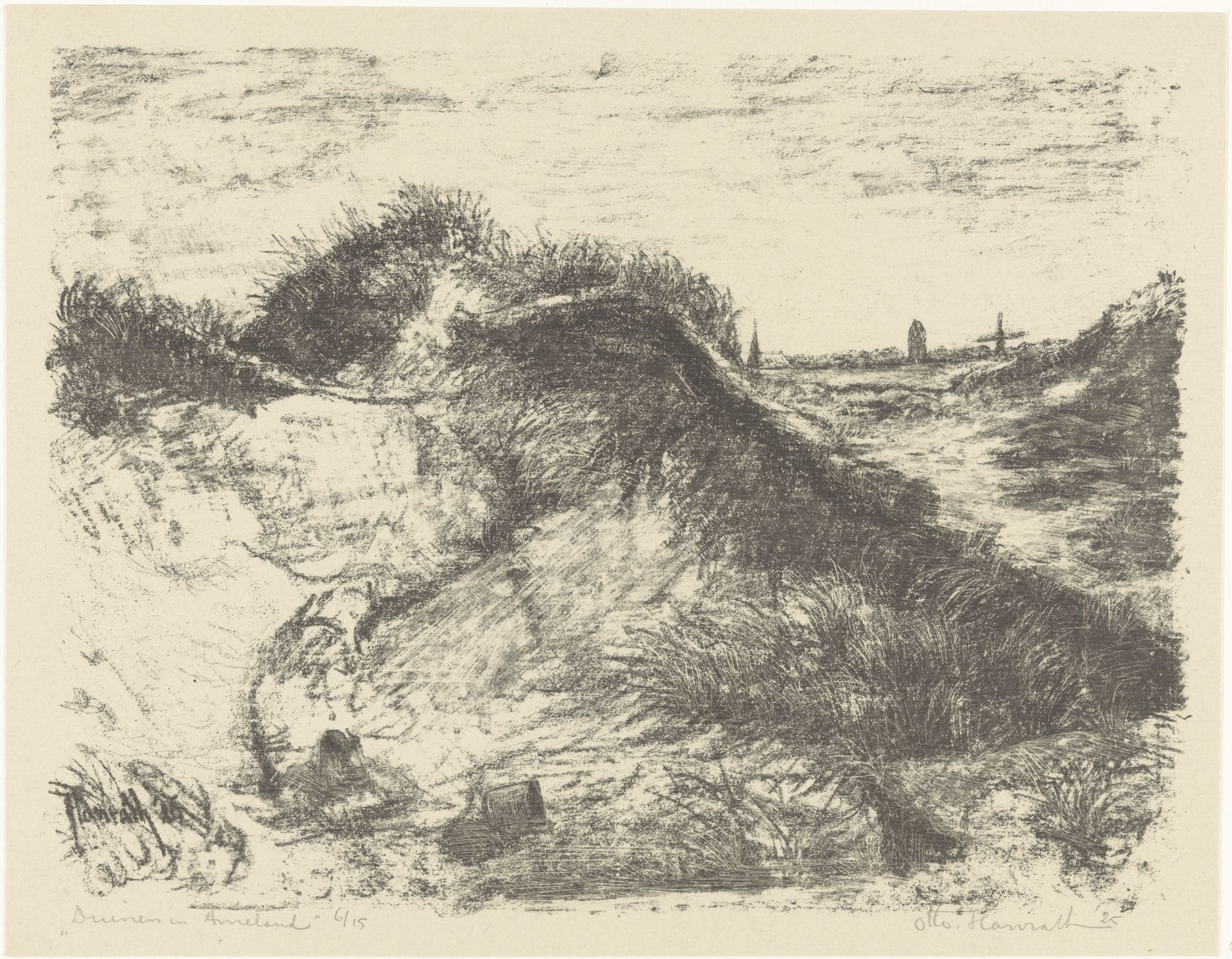 Duinen in Ameland by Otto Hanrath