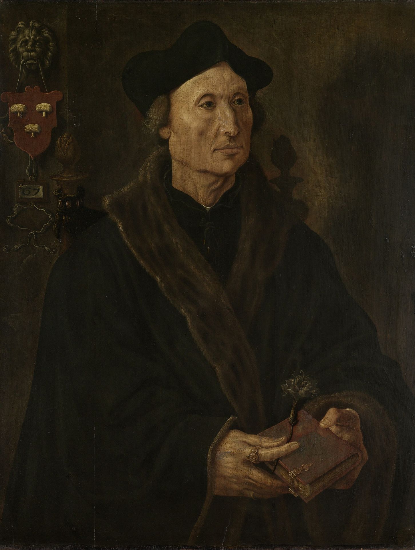Portrait of Johannes Colmannus, Rector of the Convent of St. Agatha at Delft by Maarten van Heemskerck